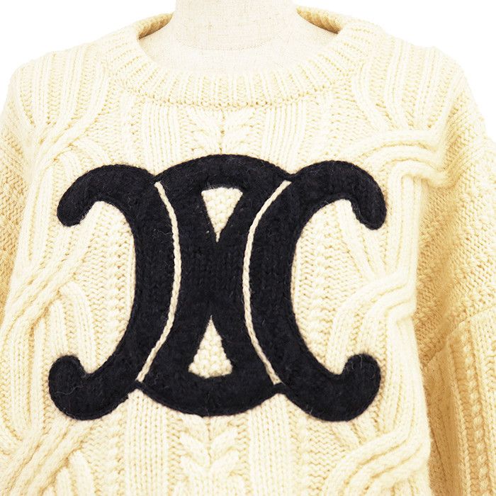 Celine Celine Celine Wool Chunky Knit Sweater Textile Tops DUTY FREE for USA Size ONE SIZE - 2 Thumbnail