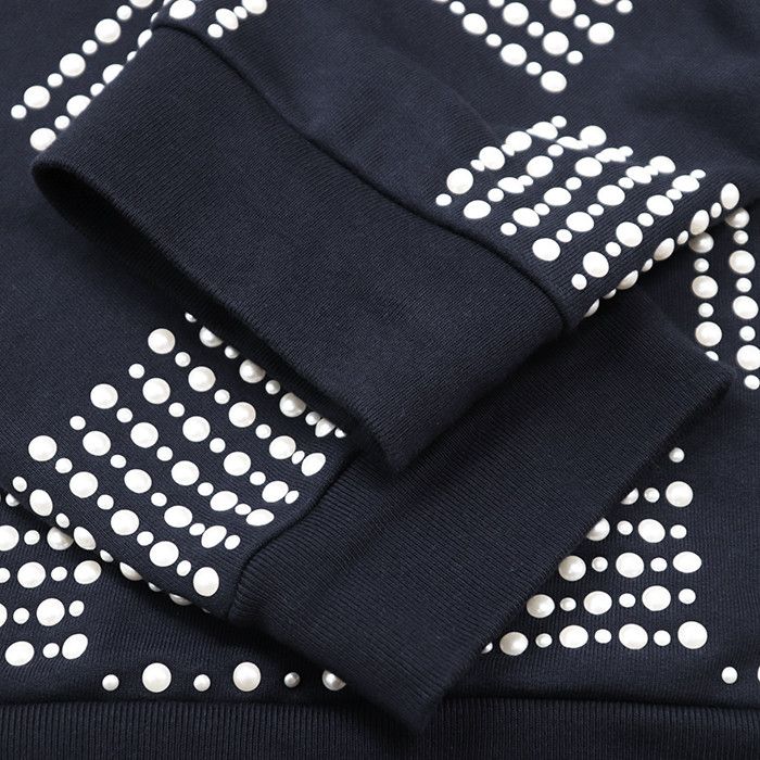 Louis Vuitton Louis Vuitton Louis Vuitton Damier Fake Pearl Cotton Hoodie Textile Sweatshirts & Hoodies DUTY FREE for USA Size ONE SIZE - 8 Thumbnail