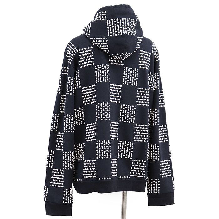 Louis Vuitton Louis Vuitton Louis Vuitton Damier Fake Pearl Cotton Hoodie Textile Sweatshirts & Hoodies DUTY FREE for USA Size ONE SIZE - 12 Thumbnail