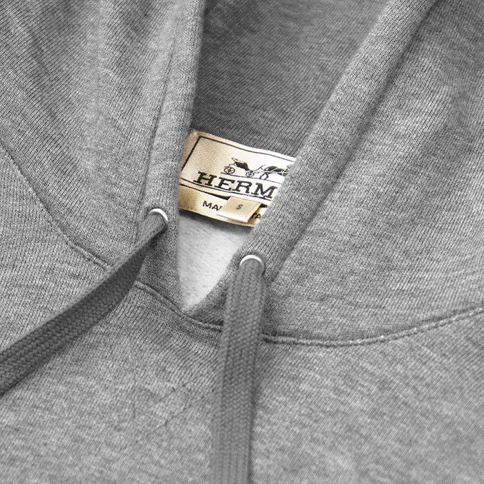 Hermes Hermes Hermes Ex Libris Dragon Cotton Lambskin Sweatshirt Textile Sweatshirts & Hoodies DUTY FREE for USA Size ONE SIZE - 4 Thumbnail