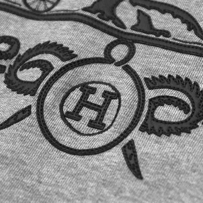 Hermes Hermes Hermes Ex Libris Dragon Cotton Lambskin Sweatshirt Textile Sweatshirts & Hoodies DUTY FREE for USA Size ONE SIZE - 12 Thumbnail