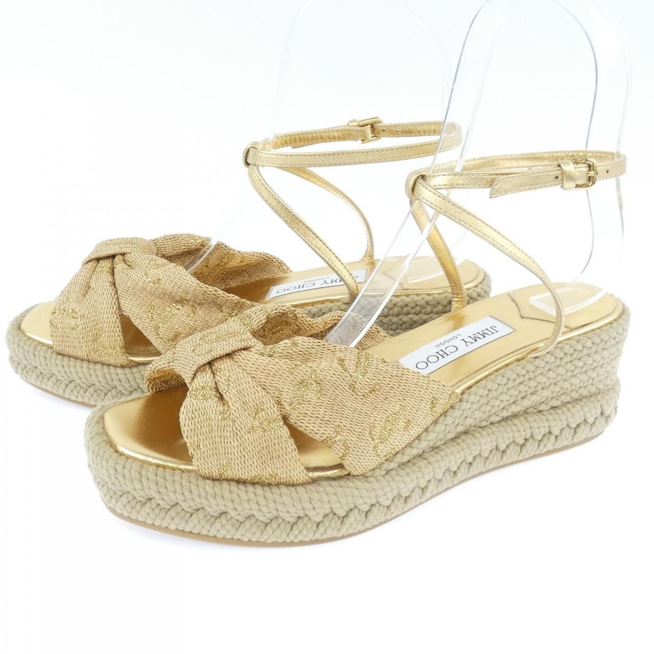 Jimmy Choo Jimmy Choo Jimmy Choo Sandals Leather Shoes DUTY FREE for USA Size ONE SIZE - 3 Thumbnail