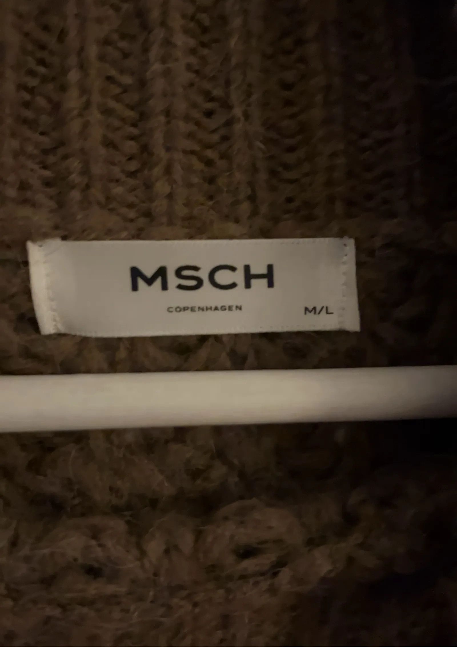 Moss MSCH Copenhagen Heidi M Neck Pullover Polo knit Size L / US 10 / IT 46 - 2 Thumbnail