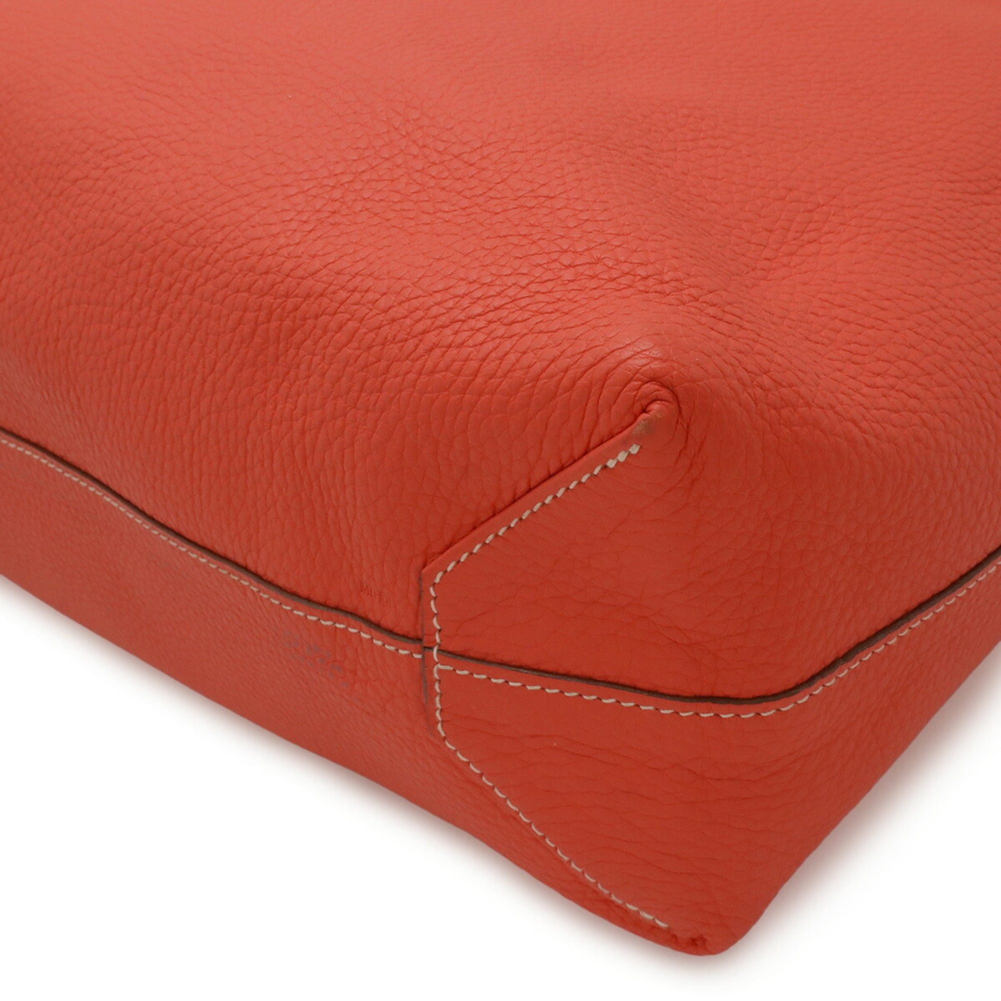 Hermes HERMES Double Sens 36 Tote Bag/Shoulder Bag, Reversible, Taurillon Clemence Leather, Bougainvillea Red, □Q Stamp Size ONE SIZE - 4 Thumbnail