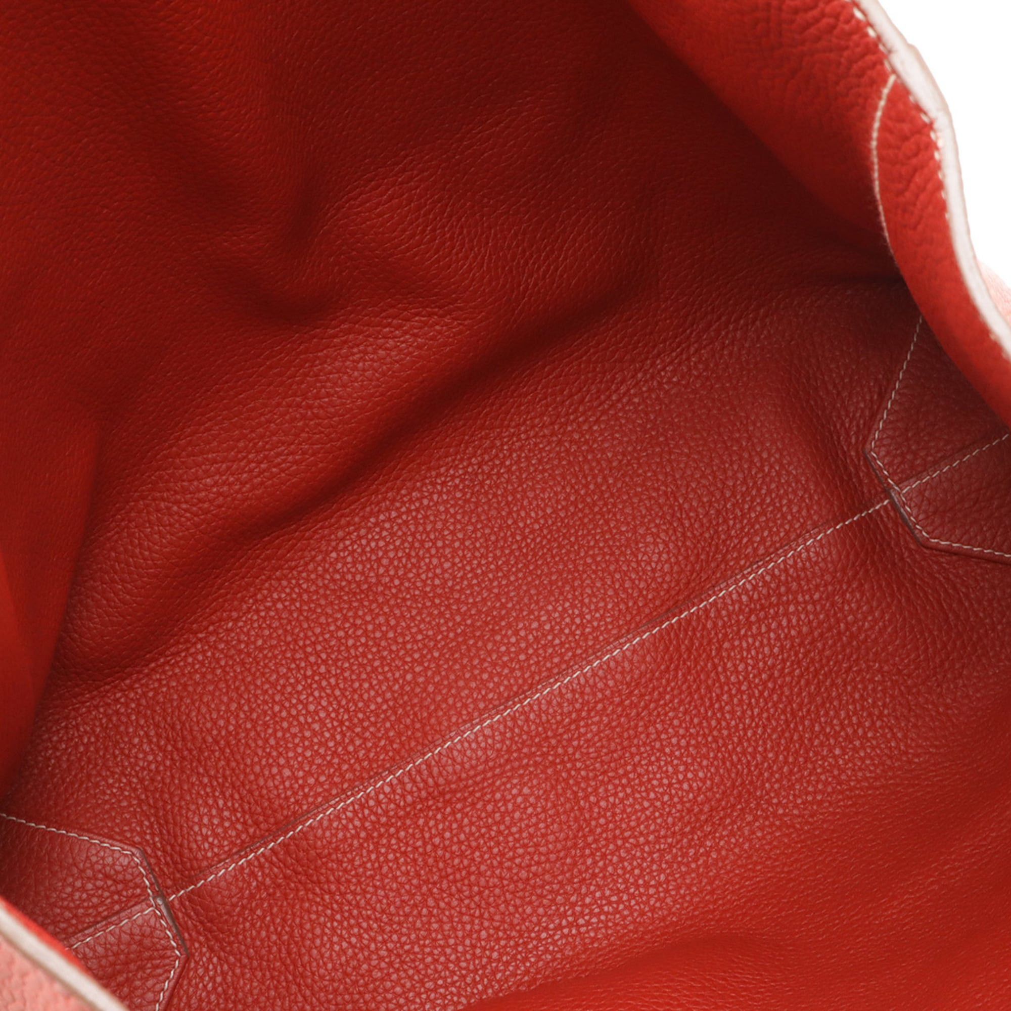 Hermes HERMES Double Sens 36 Tote Bag/Shoulder Bag, Reversible, Taurillon Clemence Leather, Bougainvillea Red, □Q Stamp Size ONE SIZE - 7 Thumbnail