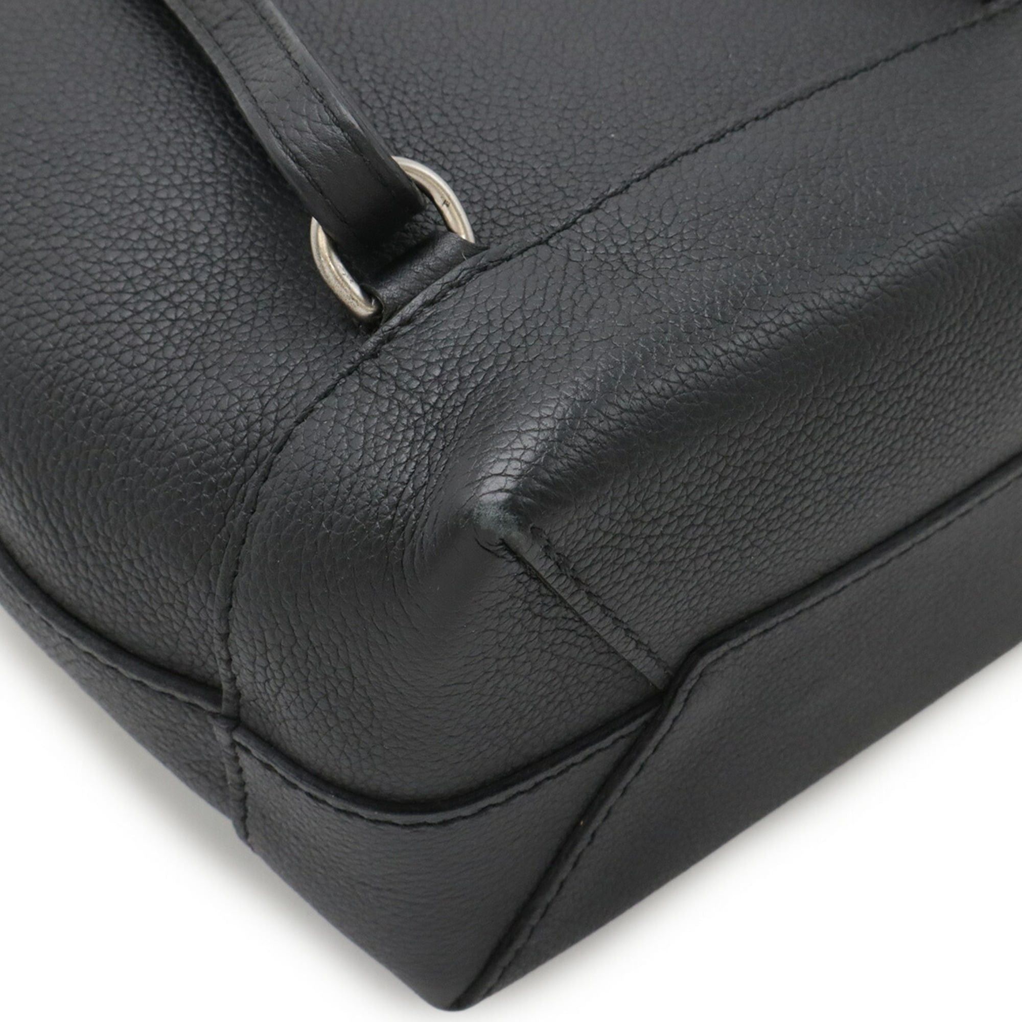 Louis Vuitton LOUIS VUITTON Lockme Backpack MINI (3-way: rucksack, handbag, shoulder bag) - Noir Black (M54573) Size ONE SIZE - 4 Thumbnail