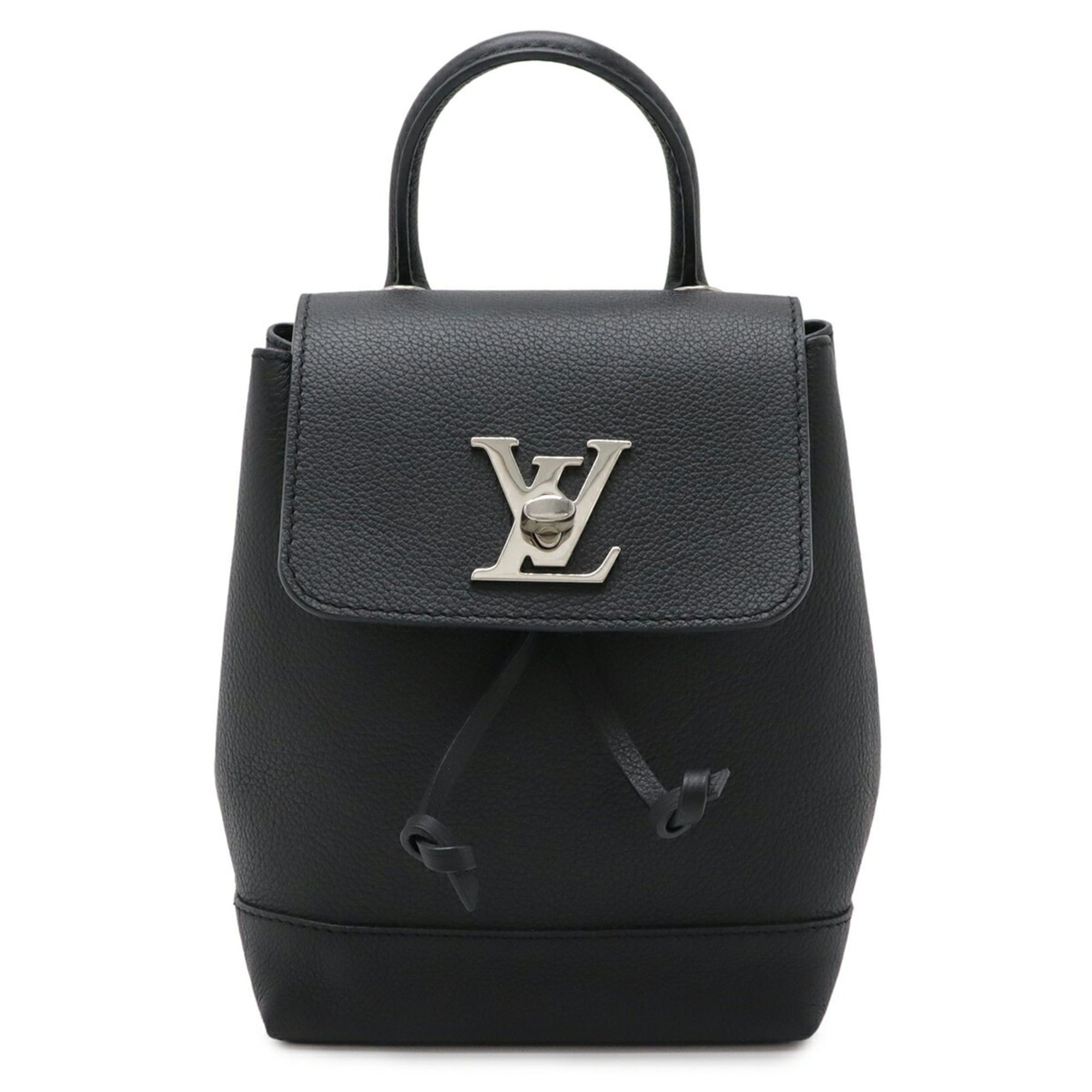 Louis Vuitton LOUIS VUITTON Lockme Backpack MINI (3-way: rucksack, handbag, shoulder bag) - Noir Black (M54573) Size ONE SIZE - 2 Thumbnail