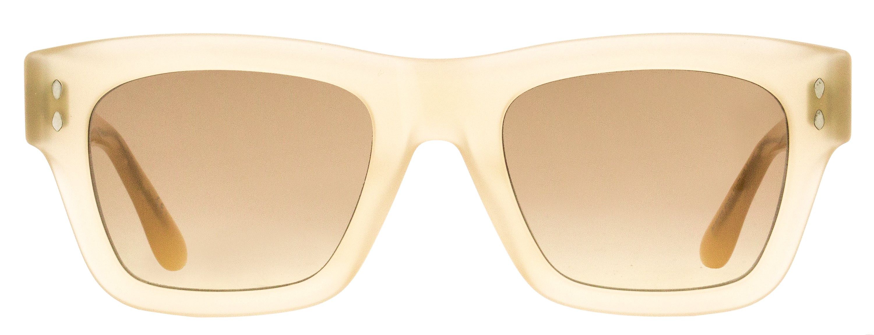 Rectangular Sunglasses IM0072S 40GEG Transaparent Beige 51mm display picture 2