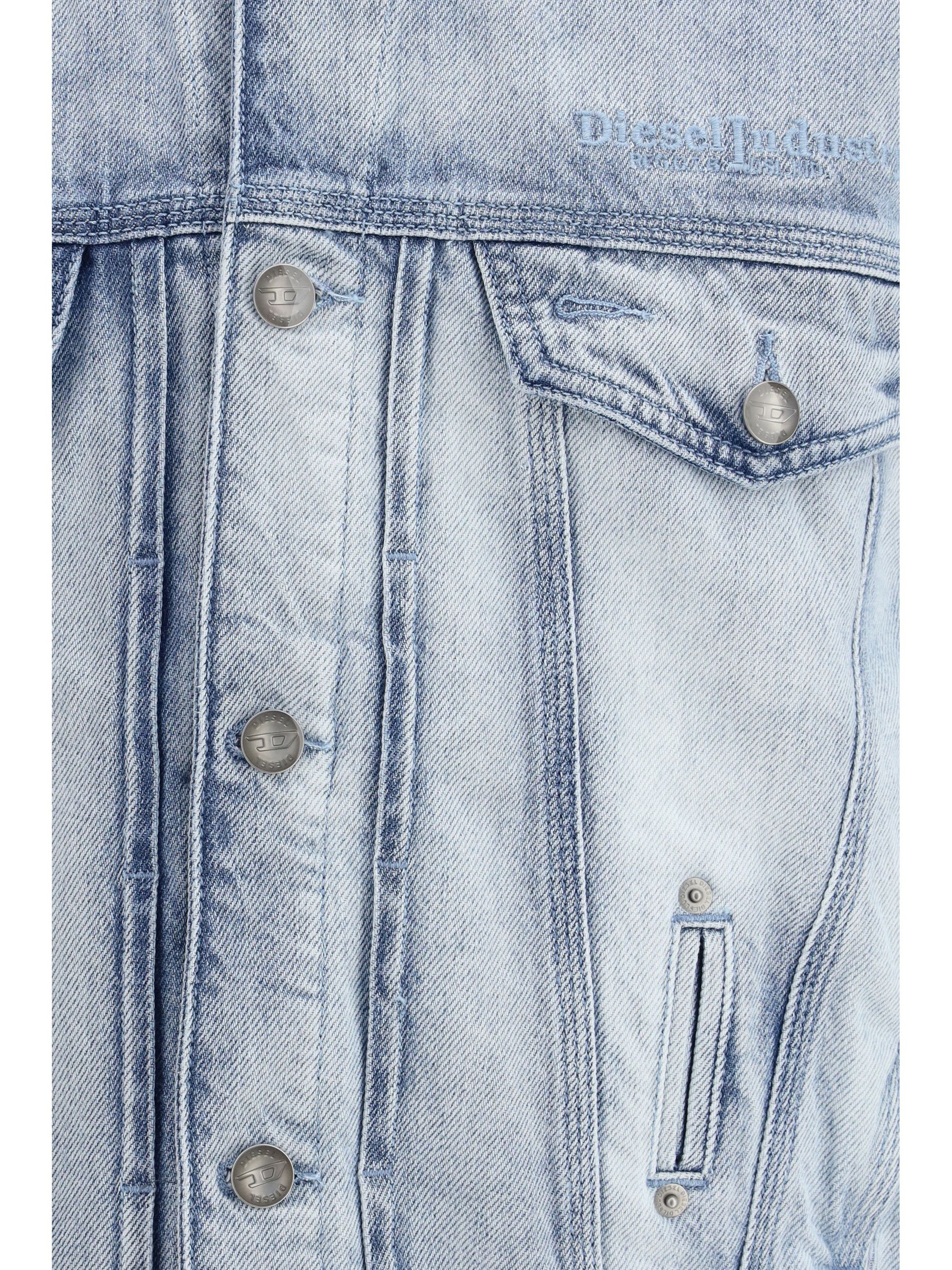 Diesel D-Denver-FSI1 denim Jacket Size US L / EU 52-54 / 3 - 3 Thumbnail