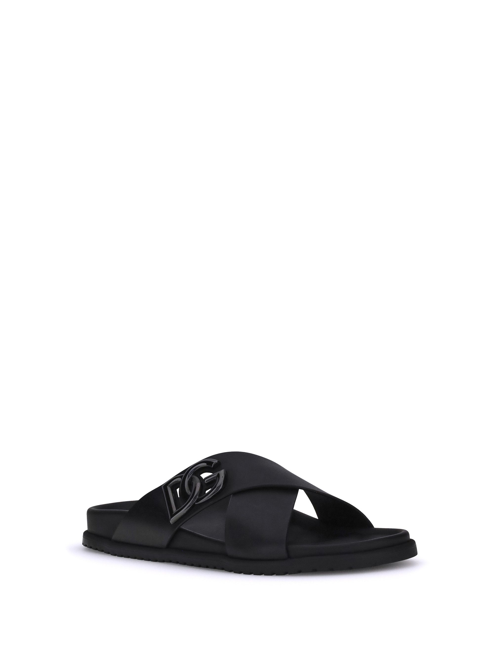 Dolce & Gabbana Leather Sandals Size US 10 / EU 43 - 2 Thumbnail