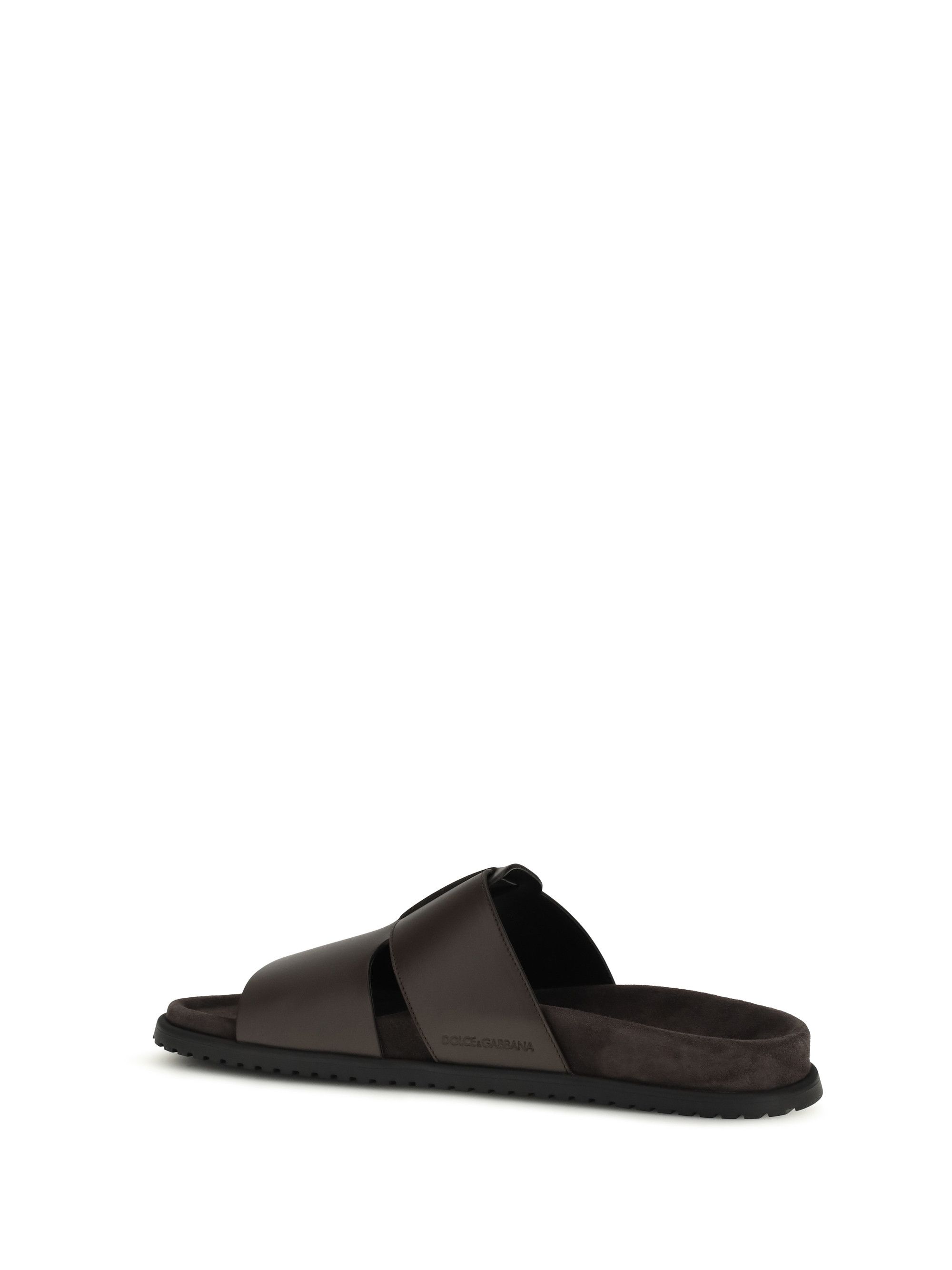 Dolce & Gabbana Leather Sandals Size US 7 / EU 40 - 3 Thumbnail