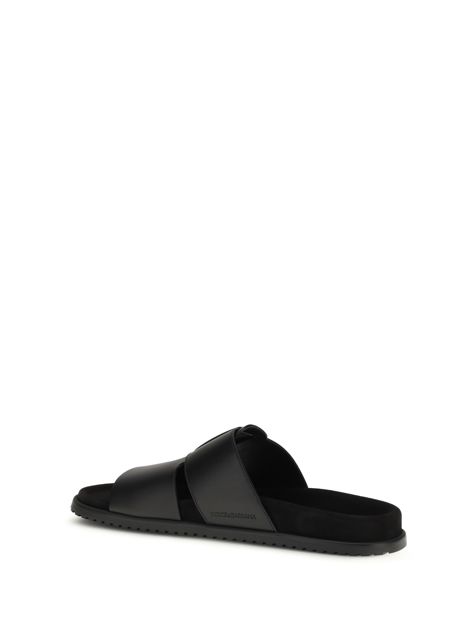 Dolce & Gabbana Leather Sandals Size US 10 / EU 43 - 3 Thumbnail
