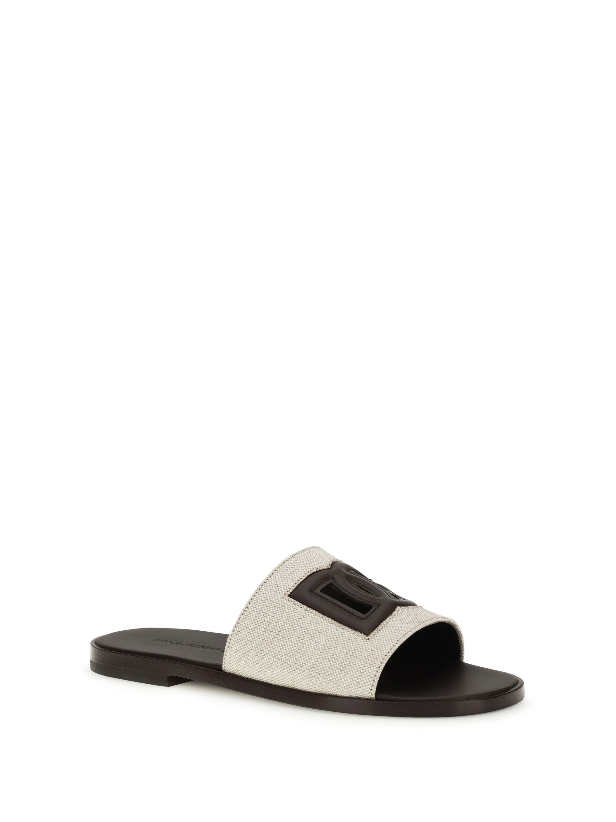 Dolce & Gabbana Canvas slide Sandals Size US 12 / EU 45 - 2 Thumbnail