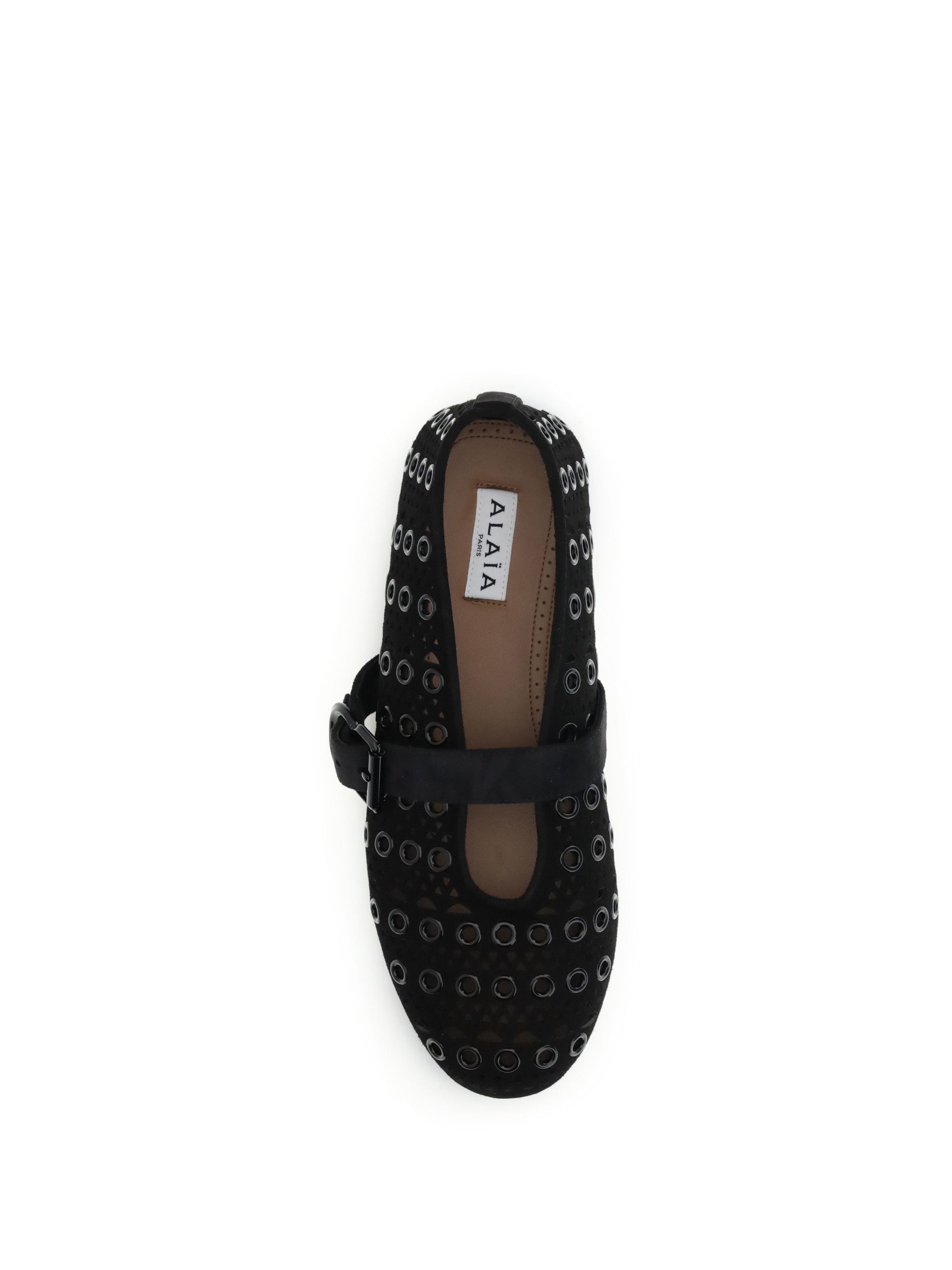 Alaia Vienne Ballerinas with eyelets Size US 10 / IT 40 - 4 Thumbnail