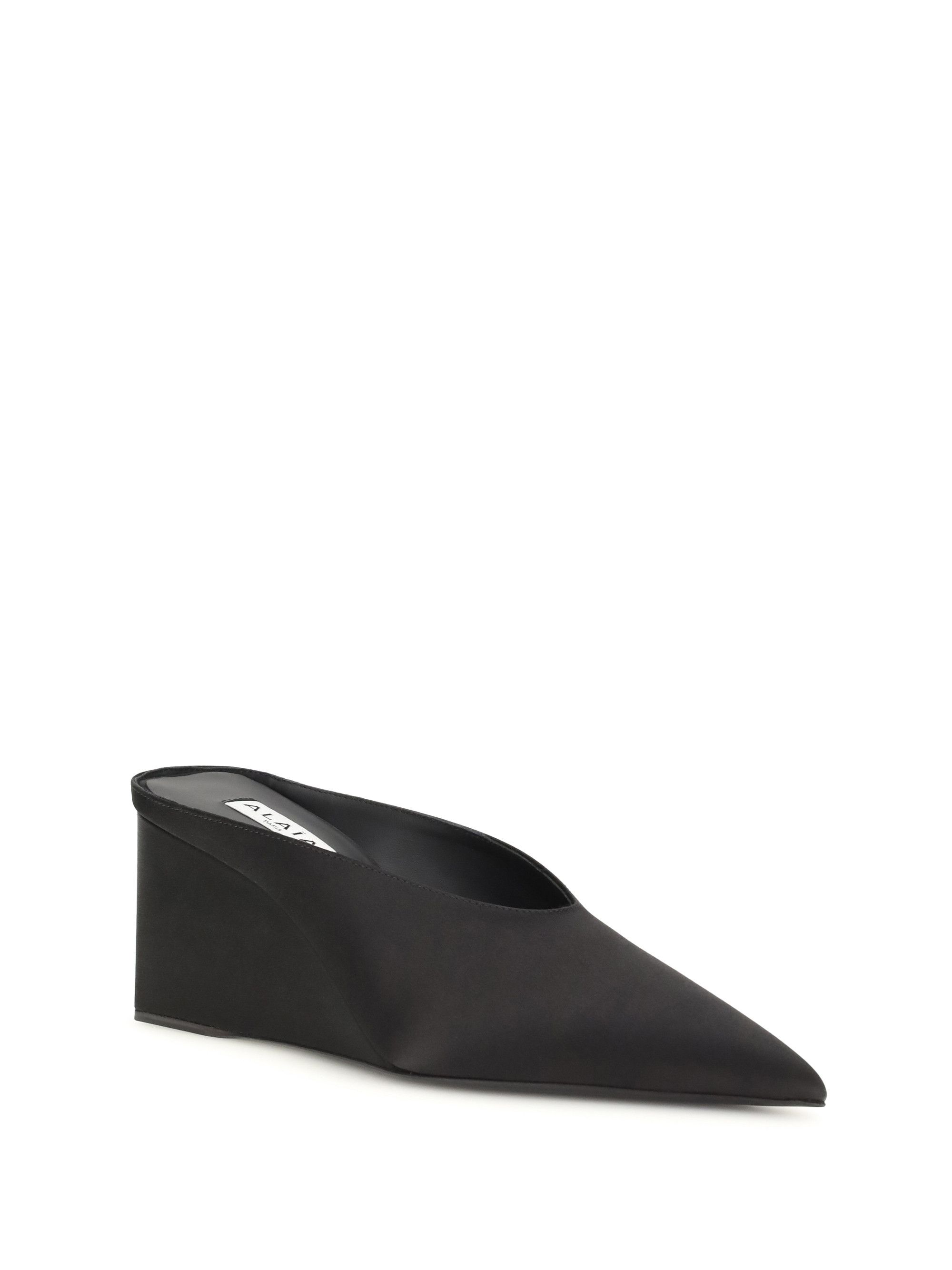 Alaia Satin wedge Mules Size US 6 / IT 36 - 2 Thumbnail