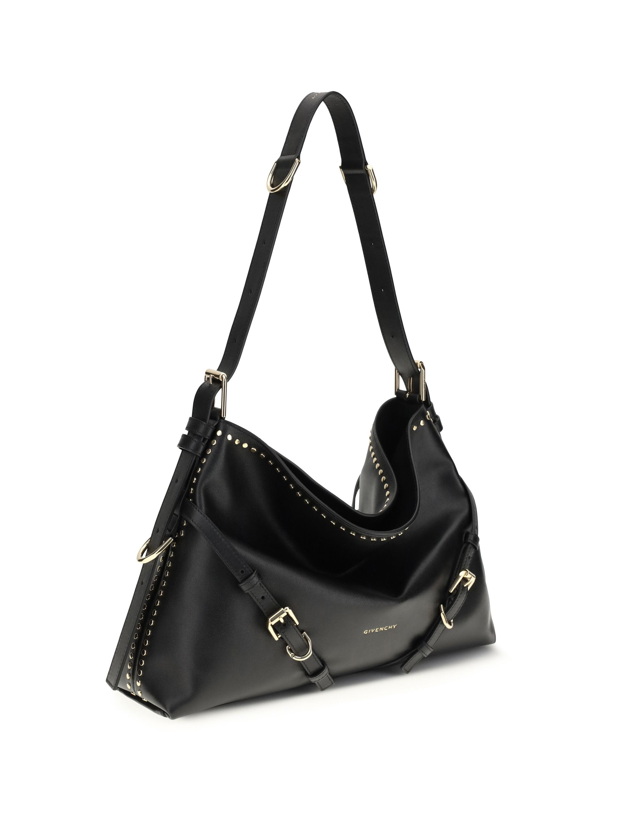 Givenchy Large Voyou Shoulder Bag in shiny leather Size ONE SIZE - 2 Thumbnail