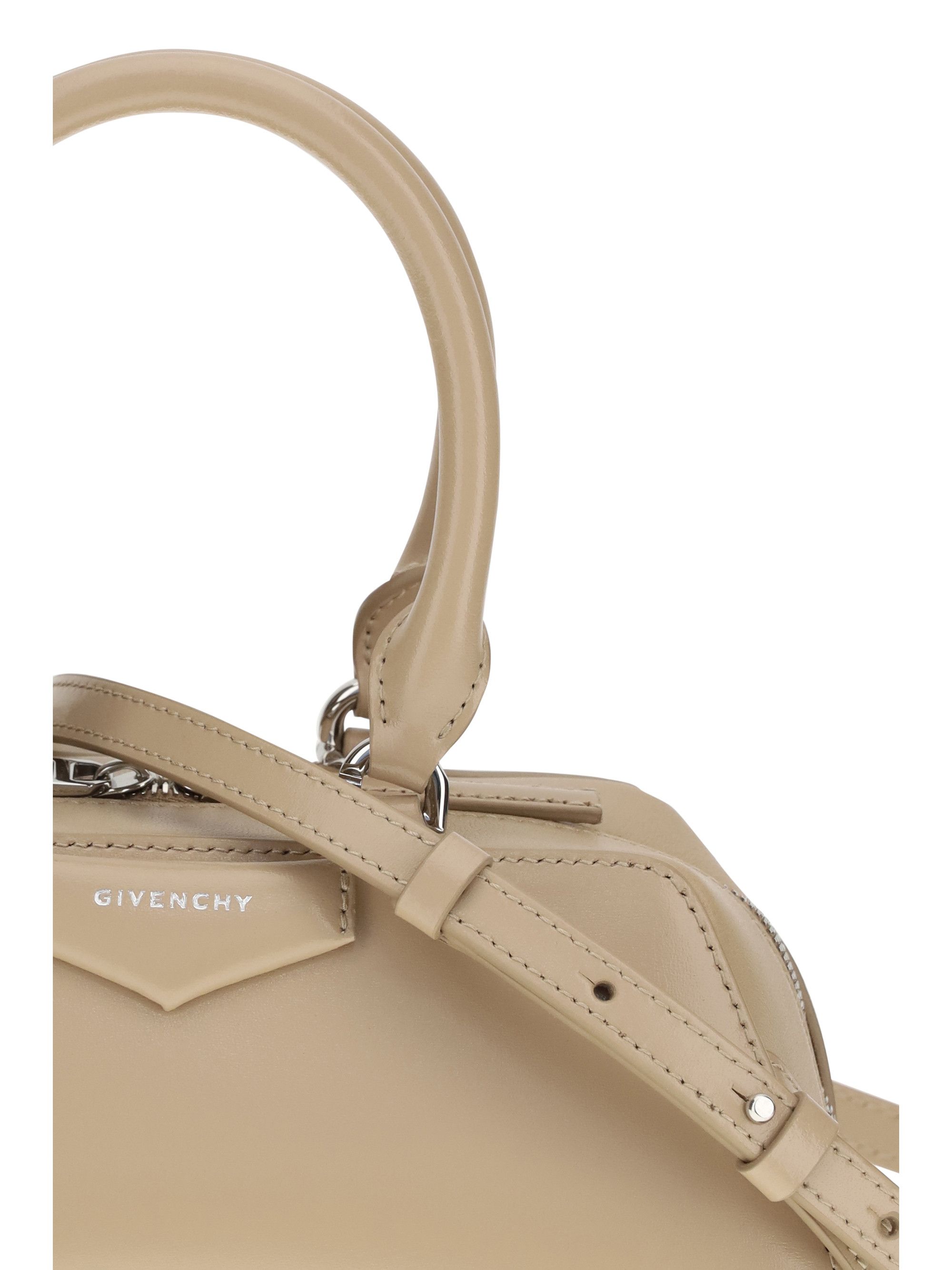Givenchy Antigona East-West mini leather Box Handbag Size ONE SIZE - 4 Thumbnail