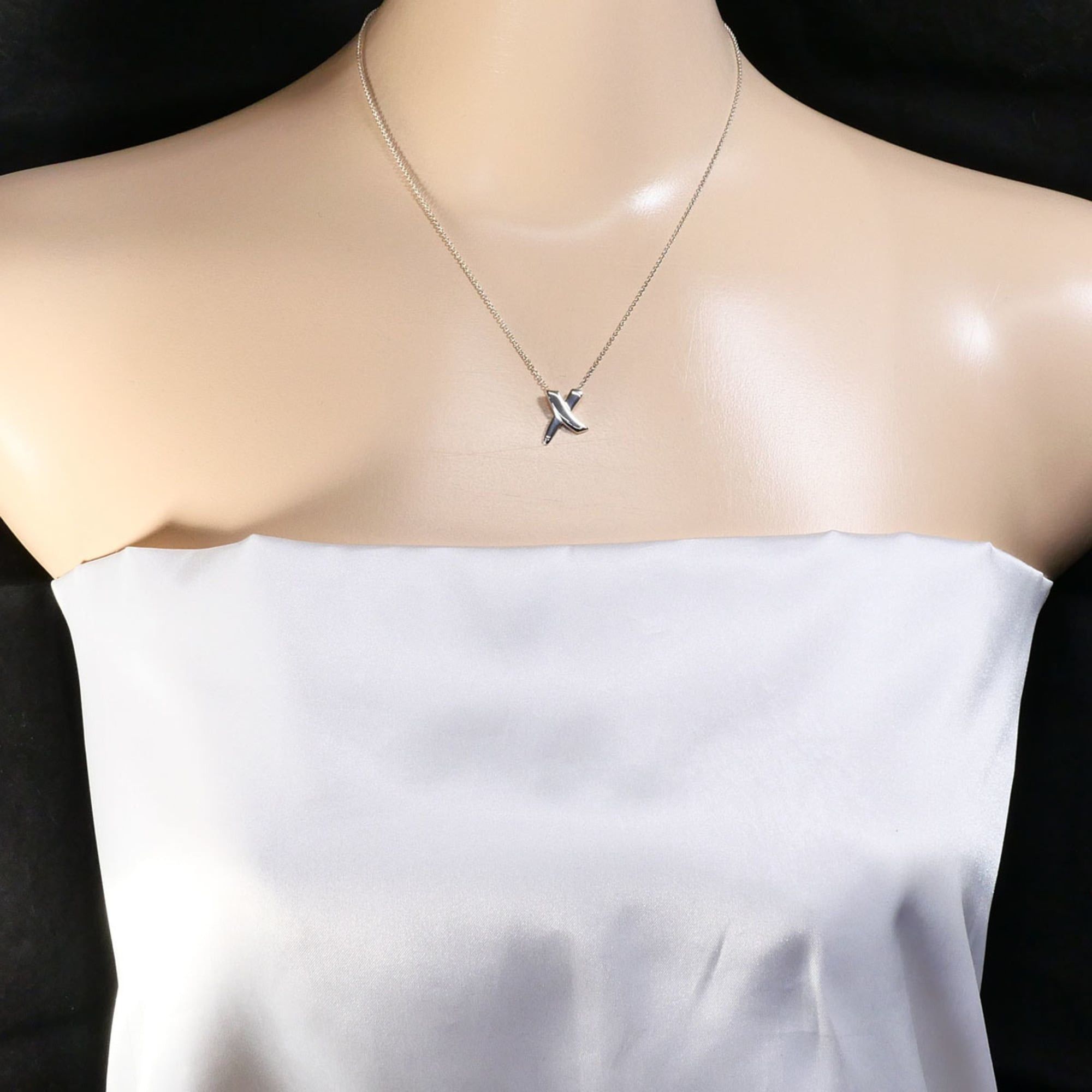 Tiffany & Co. Tiffany & Co. Kiss Silver Necklace, Total Weight 2.3g, 42cm, Jewelry Size ONE SIZE - 6 Thumbnail