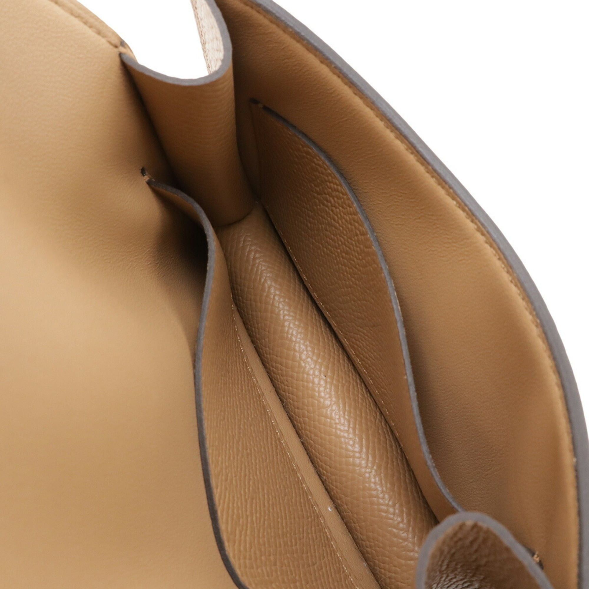 Hermes HERMES Constance Bi-fold Wallet, Veau Epsom Leather, Chai Beige Brown, Coin Purse, U Stamp Size ONE SIZE - 6 Thumbnail
