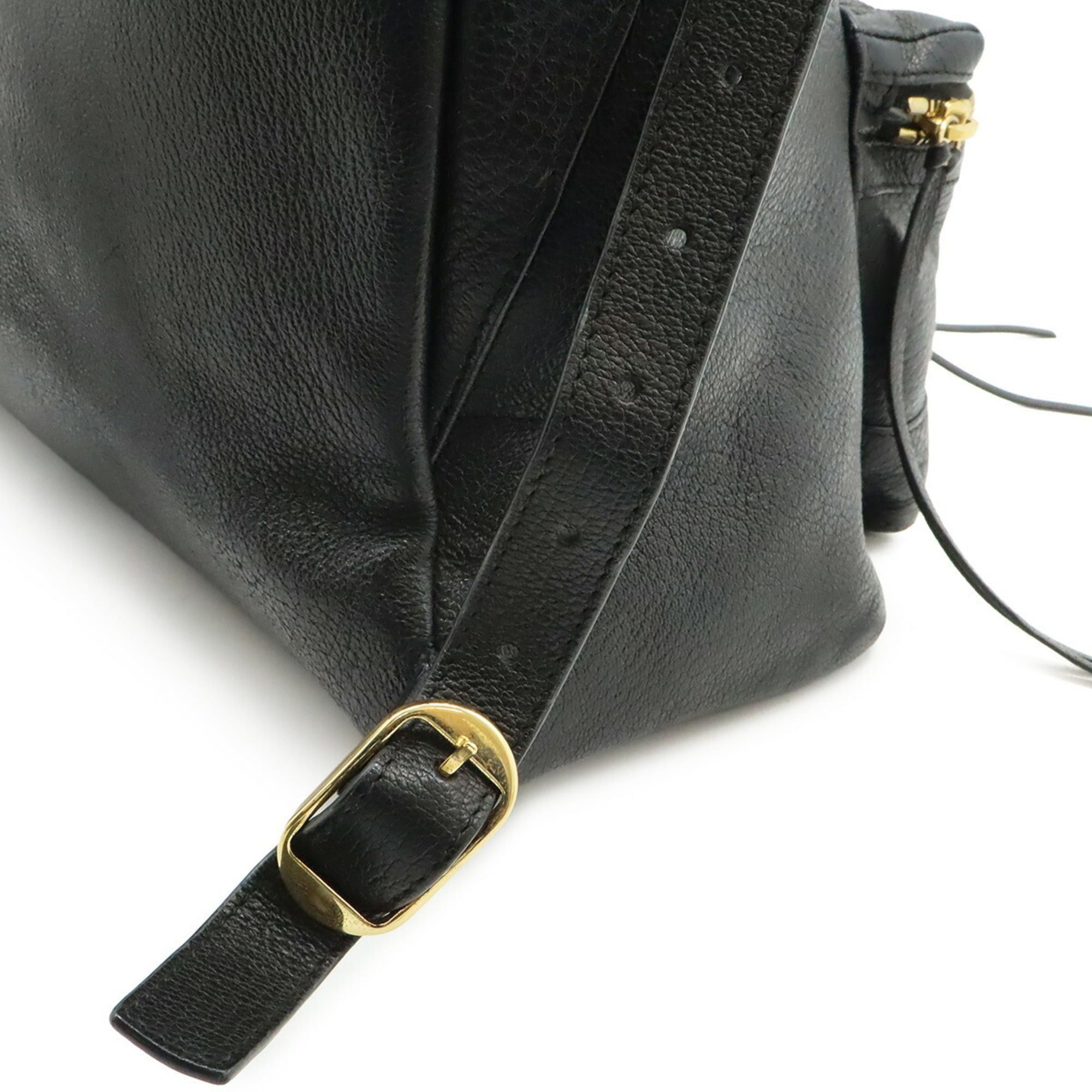 Balenciaga BALENCIAGA City Backpack, Rucksack, Daypack, Leather, Black, Item No. 453294 Size ONE SIZE - 6 Thumbnail
