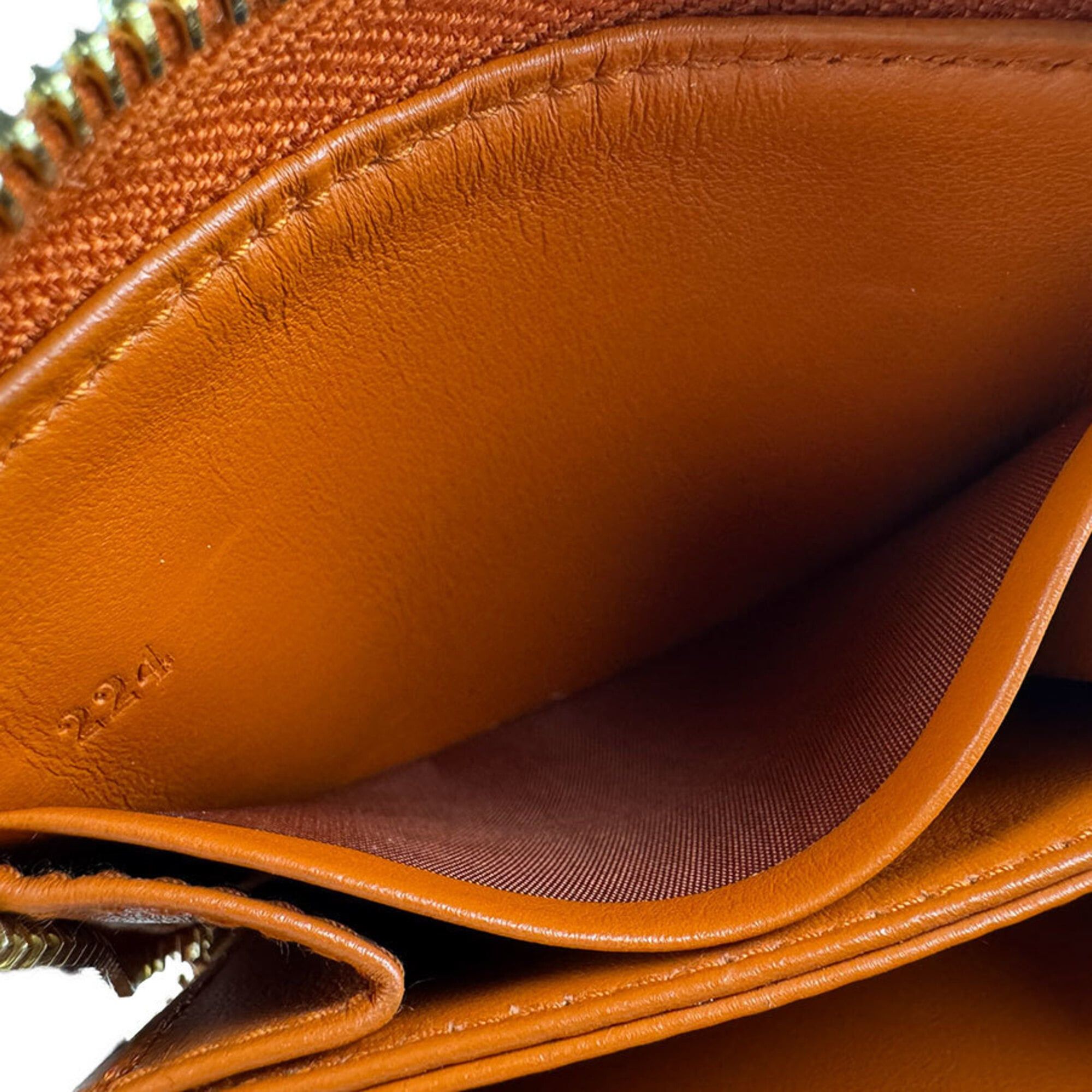 Prada Prada Wallet/Coin Purse Leather Orange Women's Free Shipping z9142 Size ONE SIZE - 12 Thumbnail