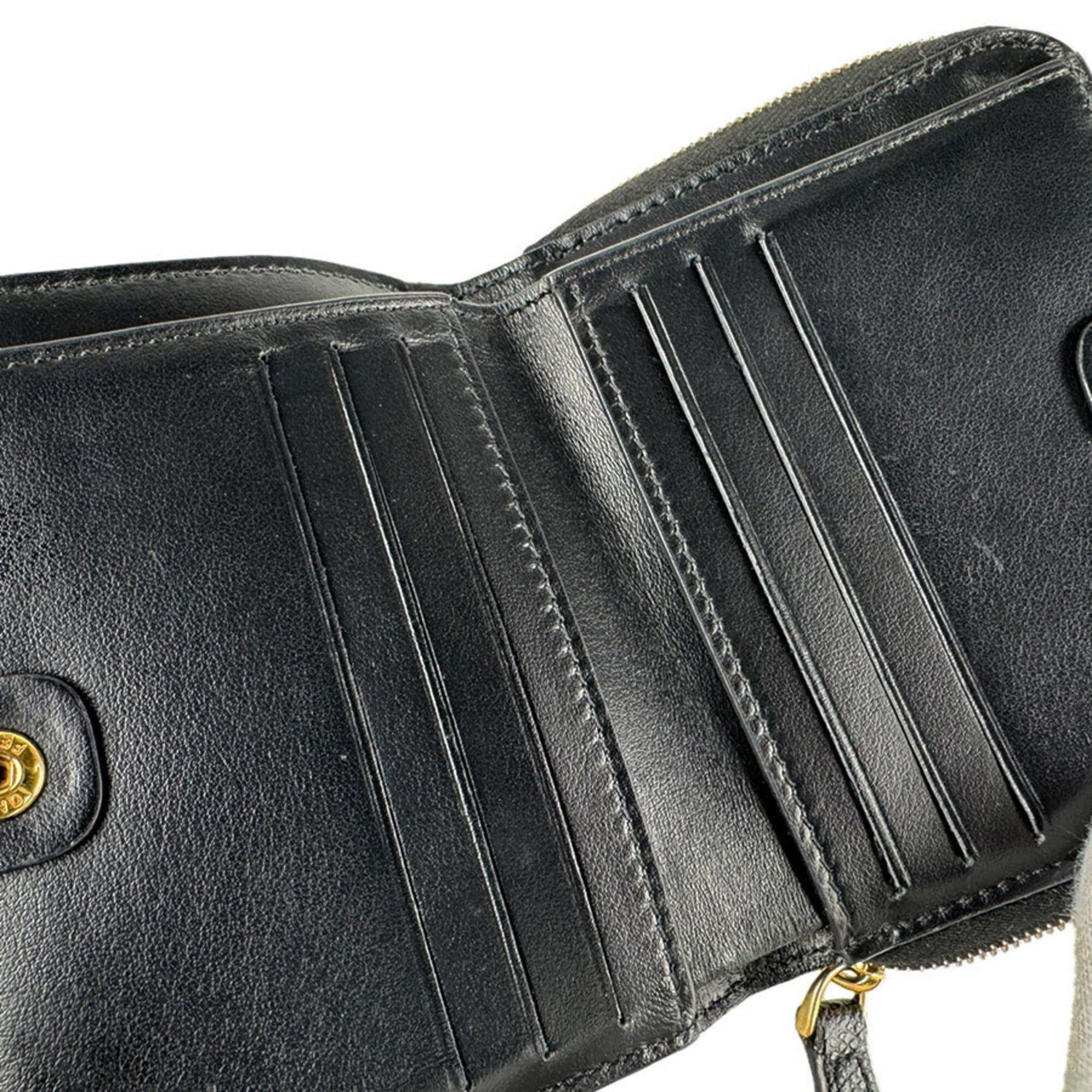 Fendi Fendi Bi-fold Wallet F's Leather Black Women's 8M0407-A18B Free Shipping z9159 Size ONE SIZE - 11 Thumbnail