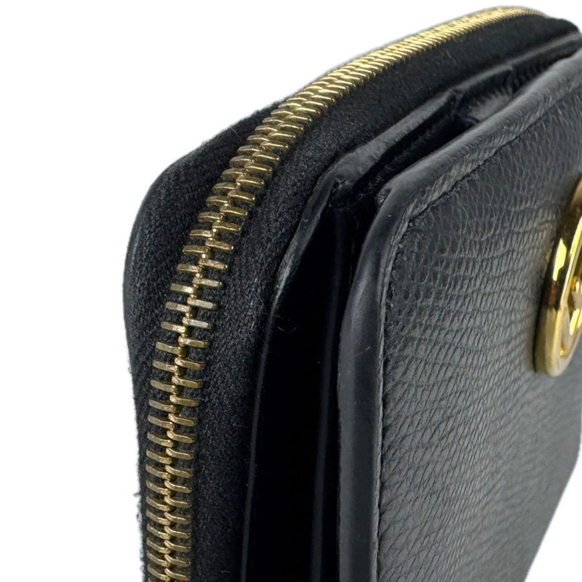 Fendi Fendi Bi-fold Wallet F's Leather Black Women's 8M0407-A18B Free Shipping z9159 Size ONE SIZE - 7 Thumbnail