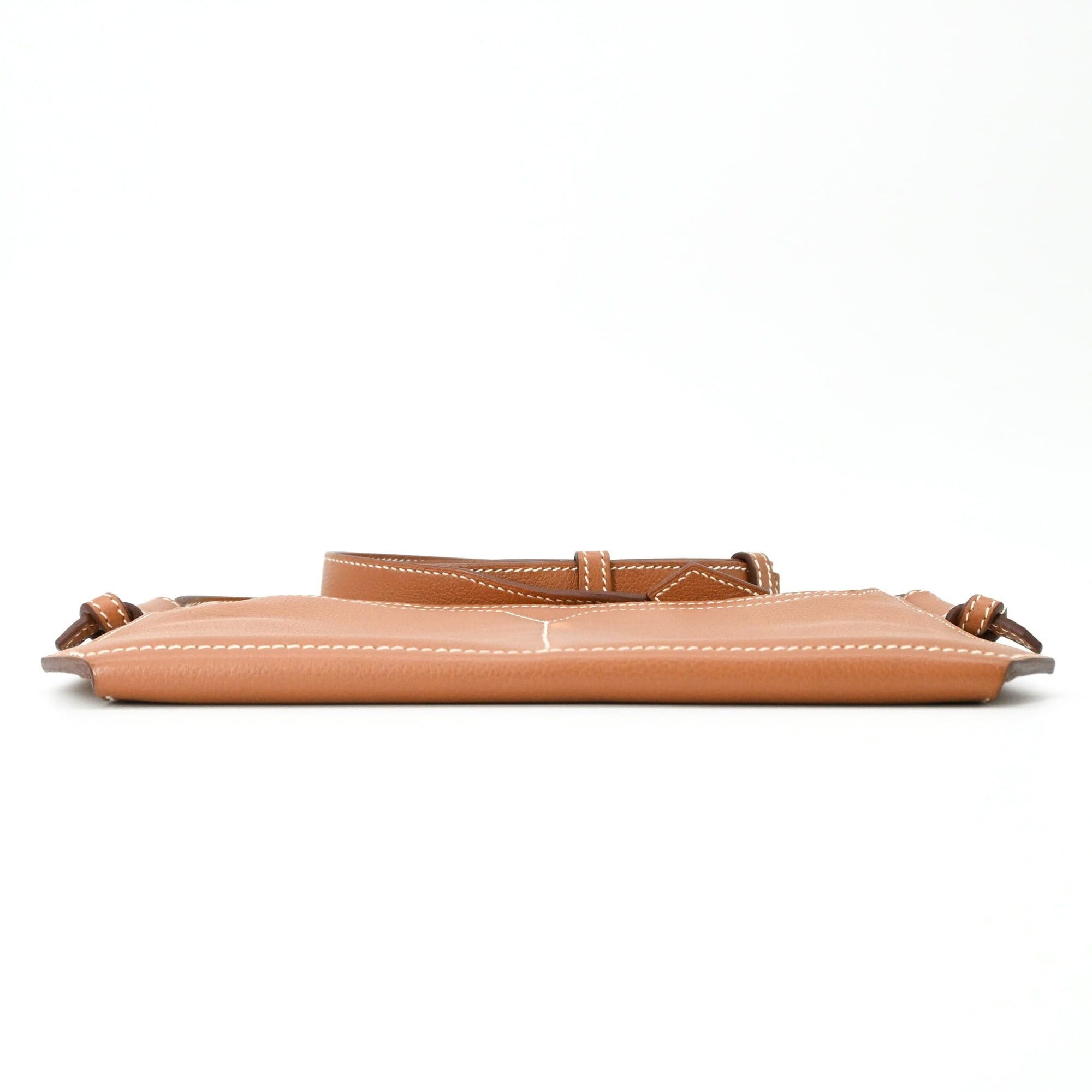 Hermes HERMES Ultra Pla 24 Evercolor Shoulder Bag for Women, Gold Brown, Z Stamp Size ONE SIZE - 5 Thumbnail