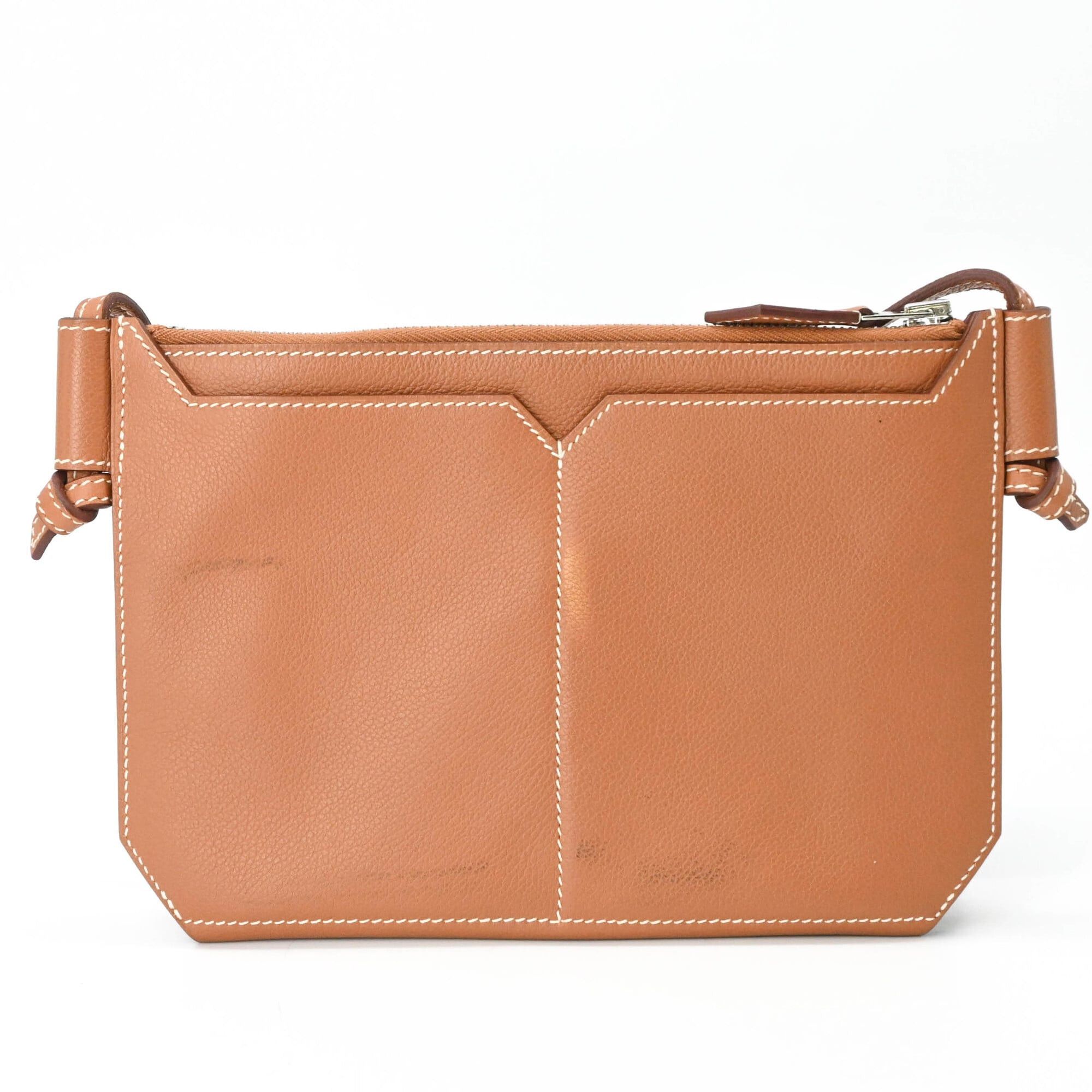 Hermes HERMES Ultra Pla 24 Evercolor Shoulder Bag for Women, Gold Brown, Z Stamp Size ONE SIZE - 2 Thumbnail