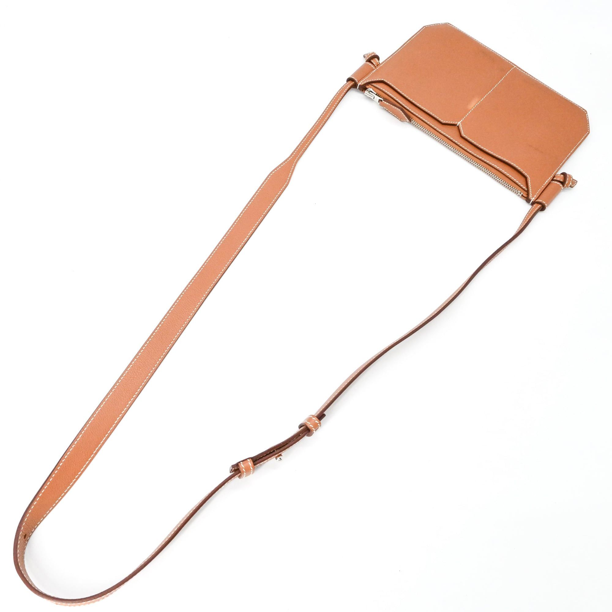 Hermes HERMES Ultra Pla 24 Evercolor Shoulder Bag for Women, Gold Brown, Z Stamp Size ONE SIZE - 6 Thumbnail