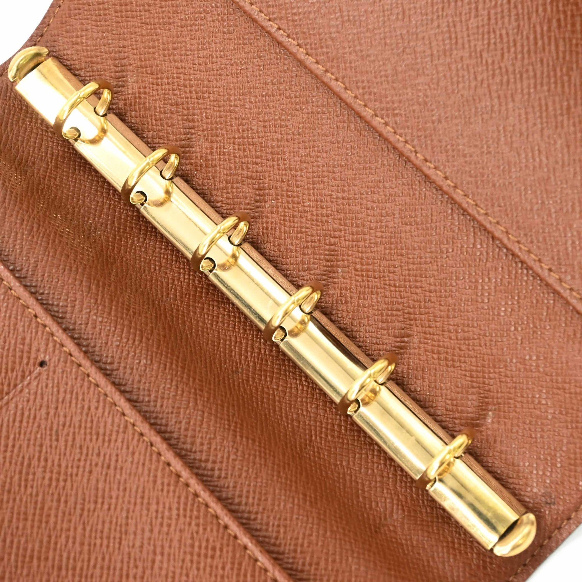 Louis Vuitton LOUIS VUITTON Agenda PM Notebook, Monogram Brown R20005 Size ONE SIZE - 9 Thumbnail