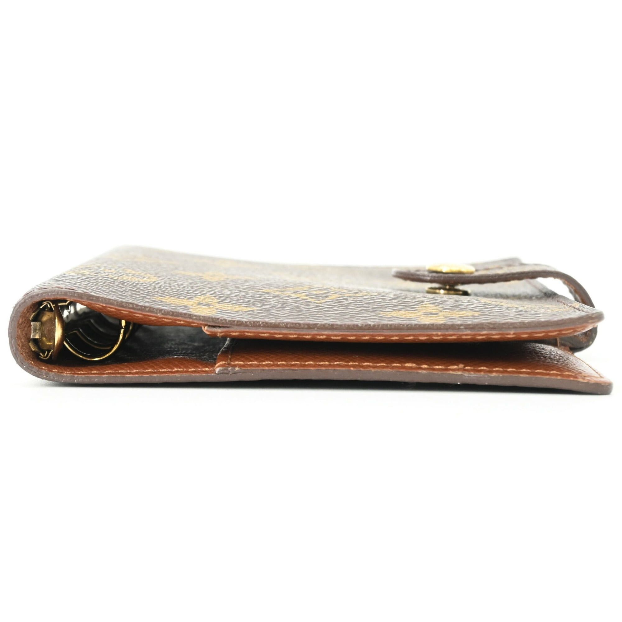 Louis Vuitton LOUIS VUITTON Agenda PM Notebook, Monogram Brown R20005 Size ONE SIZE - 3 Thumbnail