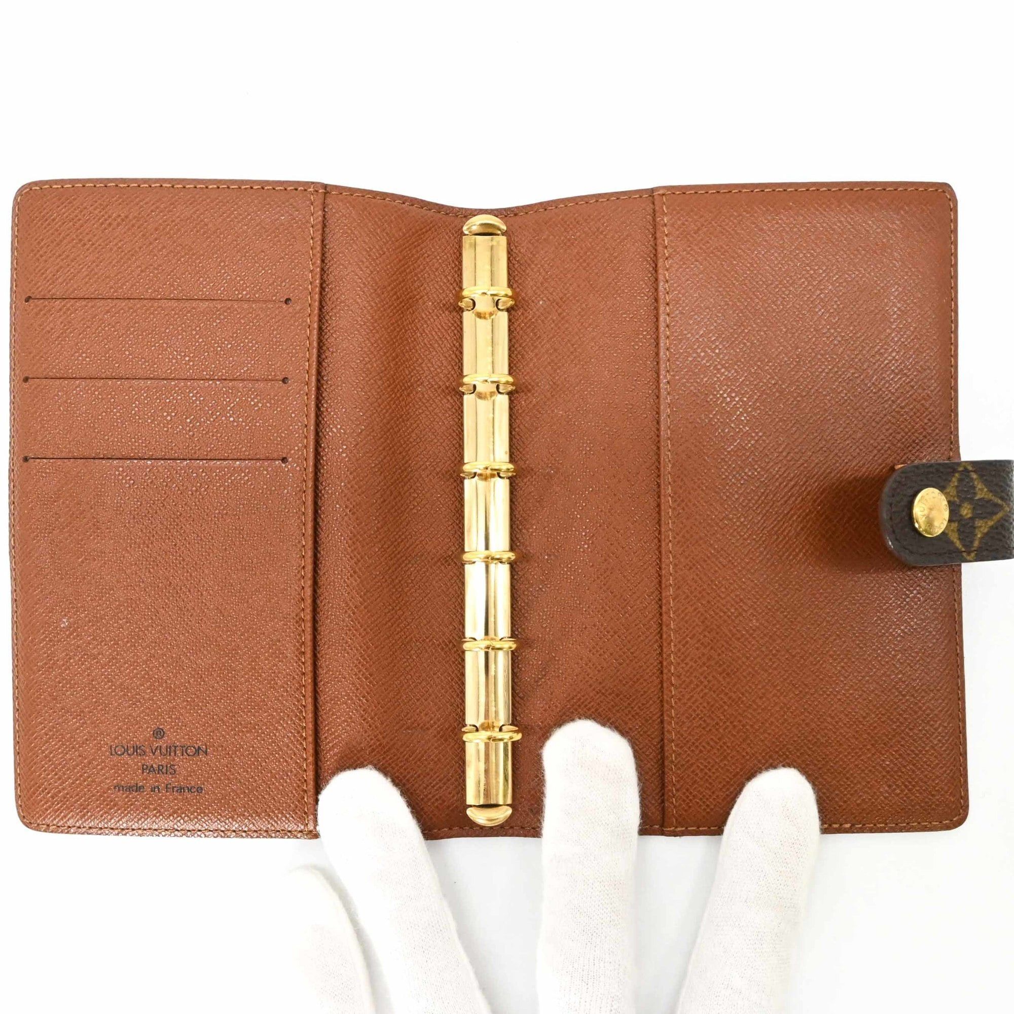 Louis Vuitton LOUIS VUITTON Agenda PM Notebook, Monogram Brown R20005 Size ONE SIZE - 6 Thumbnail