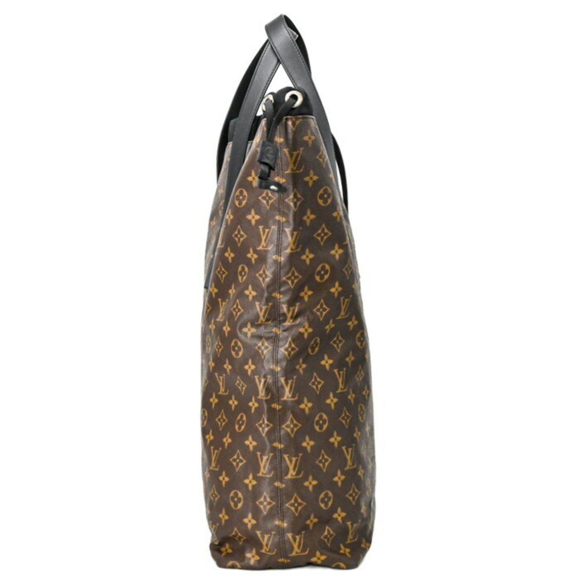 Louis Vuitton Louis Vuitton Monogram Macassar Cabas Light Tote Bag Canvas Brown M43416 Size ONE SIZE - 5 Thumbnail