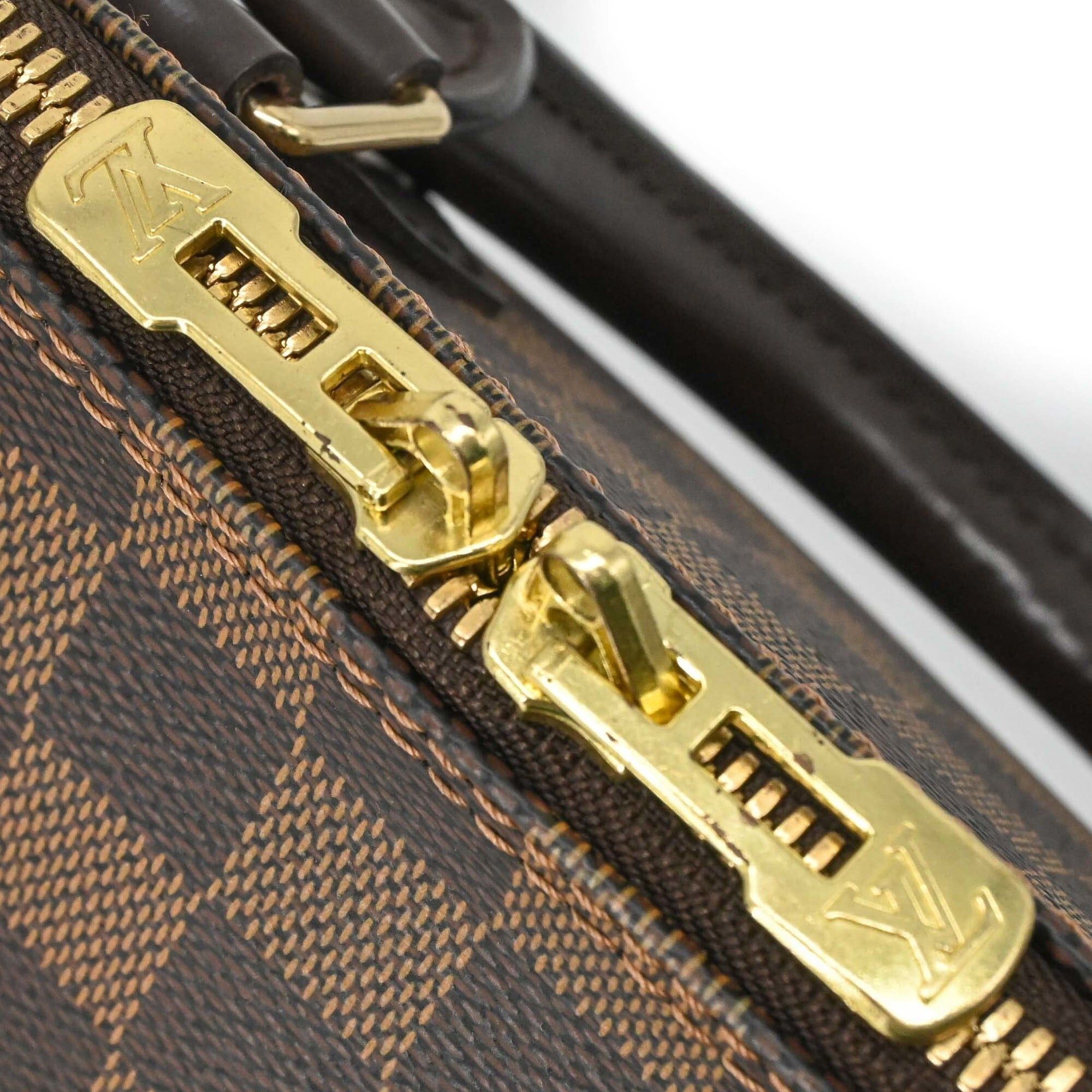 Louis Vuitton LOUIS VUITTON Alma Damier Ebene Handbag, Brown, N51131 Size ONE SIZE - 7 Thumbnail