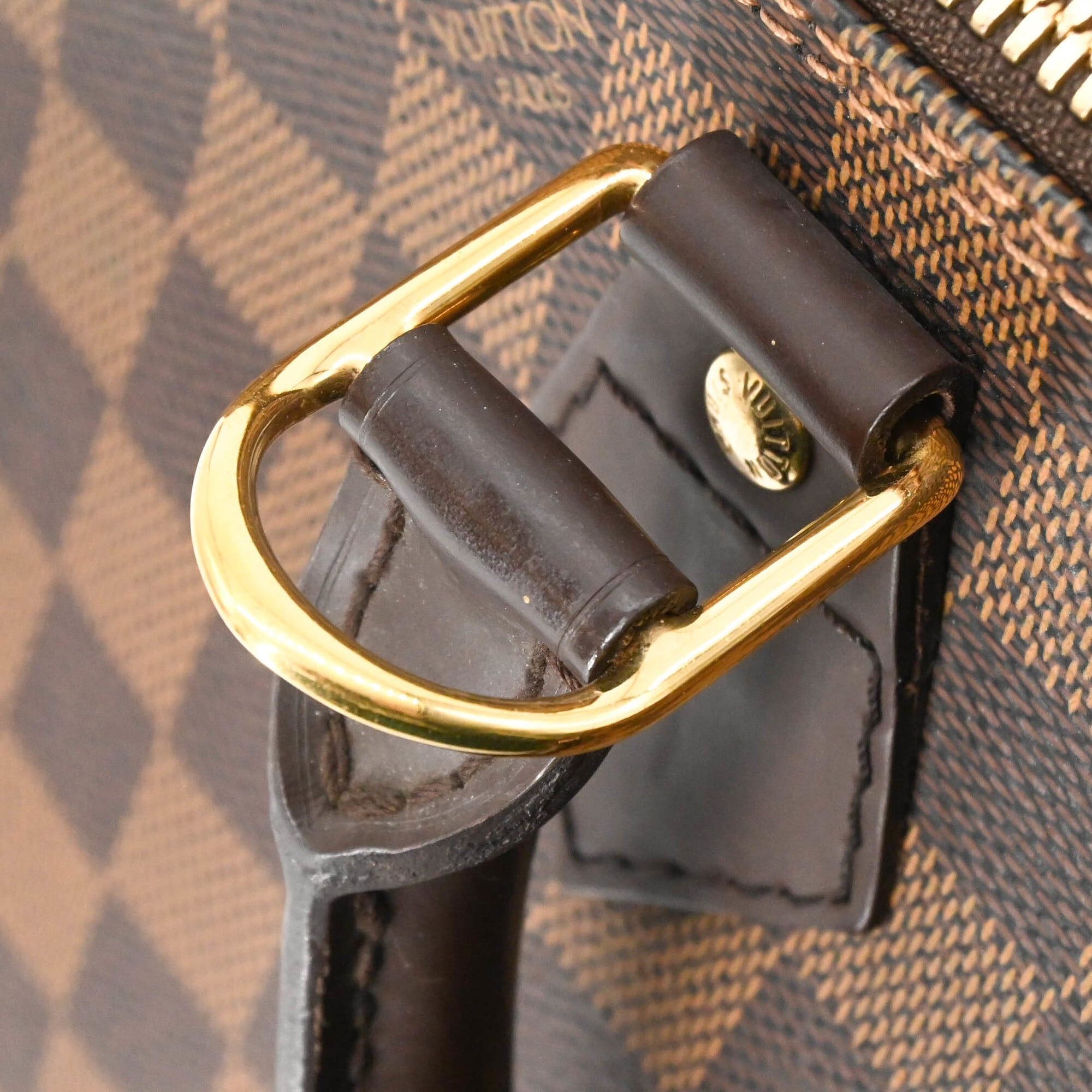 Louis Vuitton LOUIS VUITTON Alma Damier Ebene Handbag, Brown, N51131 Size ONE SIZE - 8 Thumbnail