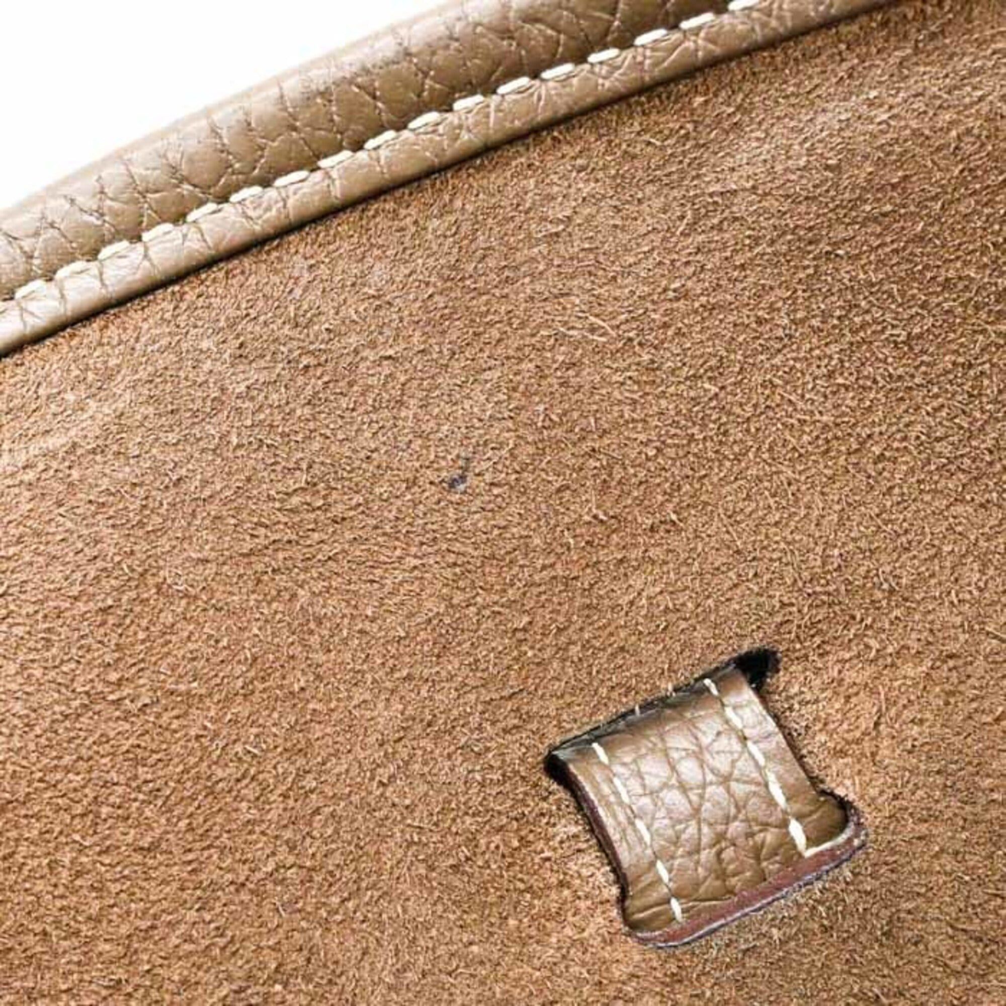 Hermes HERMES Evelyne 3 29 TPM Shoulder Bag, Leather, Taurillon Clemence, Etoupe #T Size ONE SIZE - 16 Thumbnail