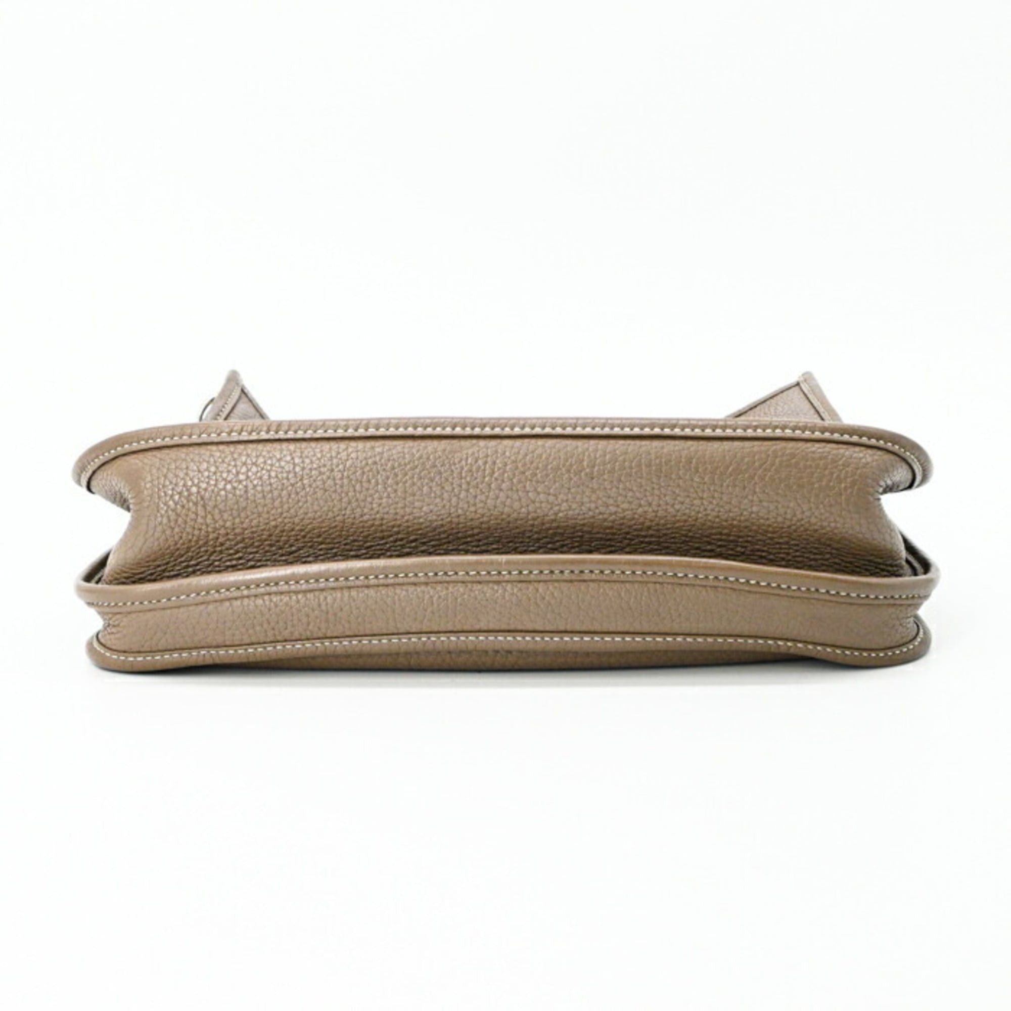 Hermes HERMES Evelyne 3 29 TPM Shoulder Bag, Leather, Taurillon Clemence, Etoupe #T Size ONE SIZE - 6 Thumbnail