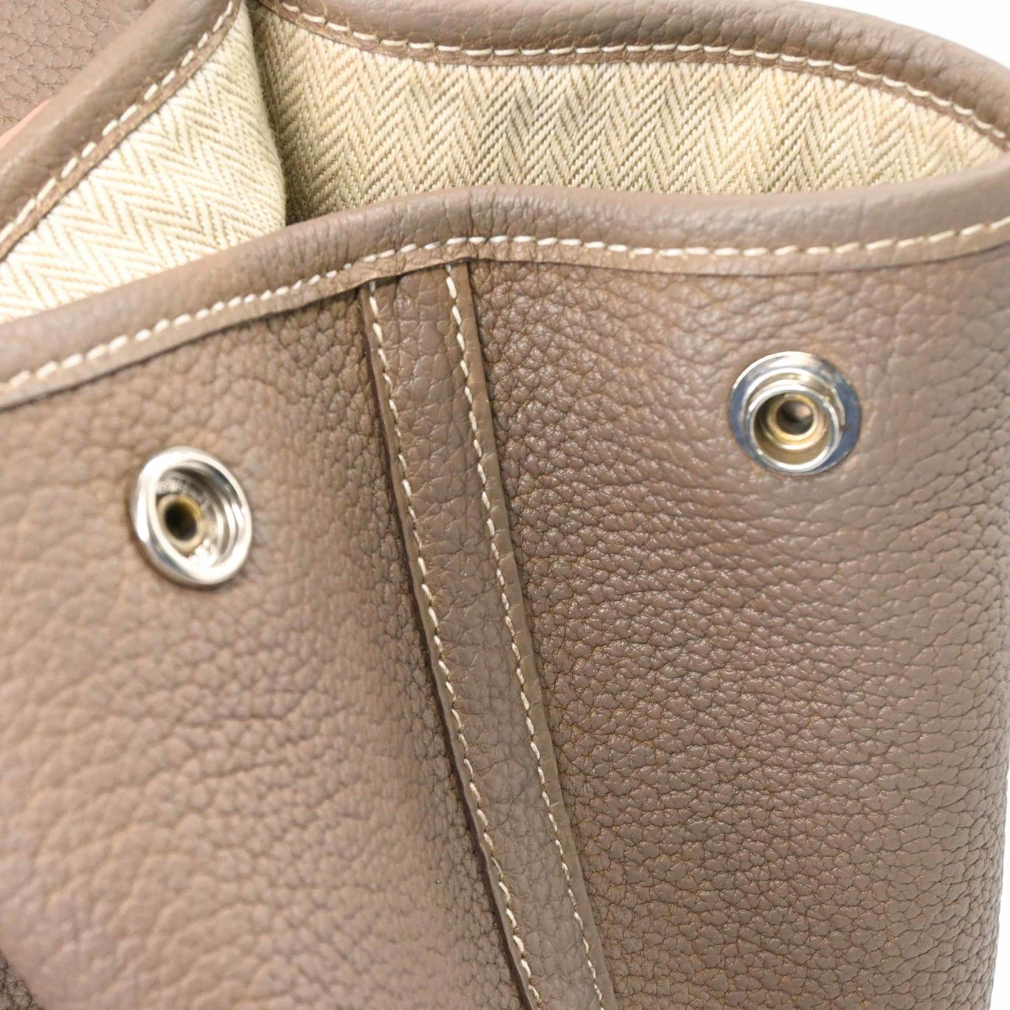Hermes HERMES Garden PM Negonda Etoupe Greige Tote Bag for Women (□P stamp) Size ONE SIZE - 9 Thumbnail