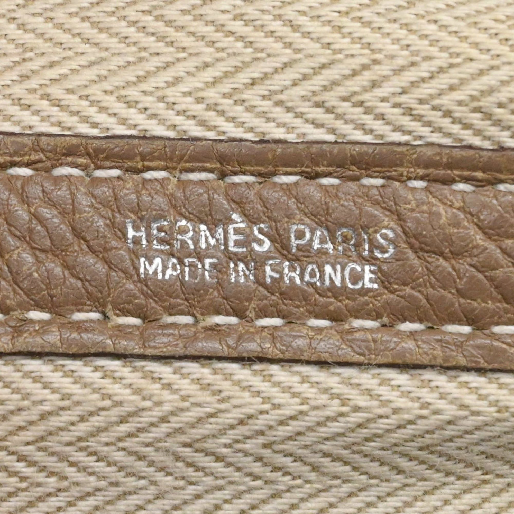 Hermes HERMES Garden PM Negonda Etoupe Greige Tote Bag for Women (□P stamp) Size ONE SIZE - 12 Thumbnail
