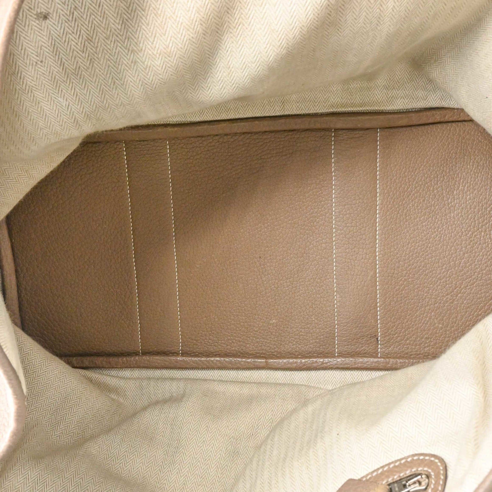 Hermes HERMES Garden PM Negonda Etoupe Greige Tote Bag for Women (□P stamp) Size ONE SIZE - 10 Thumbnail