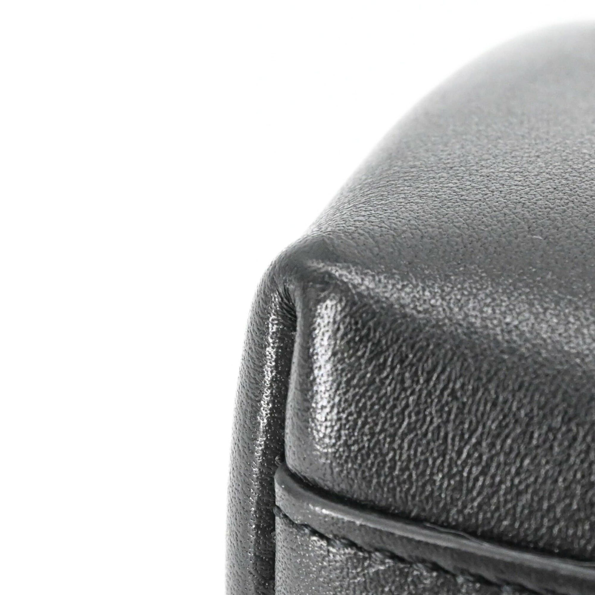 Cartier Cartier Cabochon Handbag, Leather, Black/Wine Red, L1000646 Size ONE SIZE - 13 Thumbnail