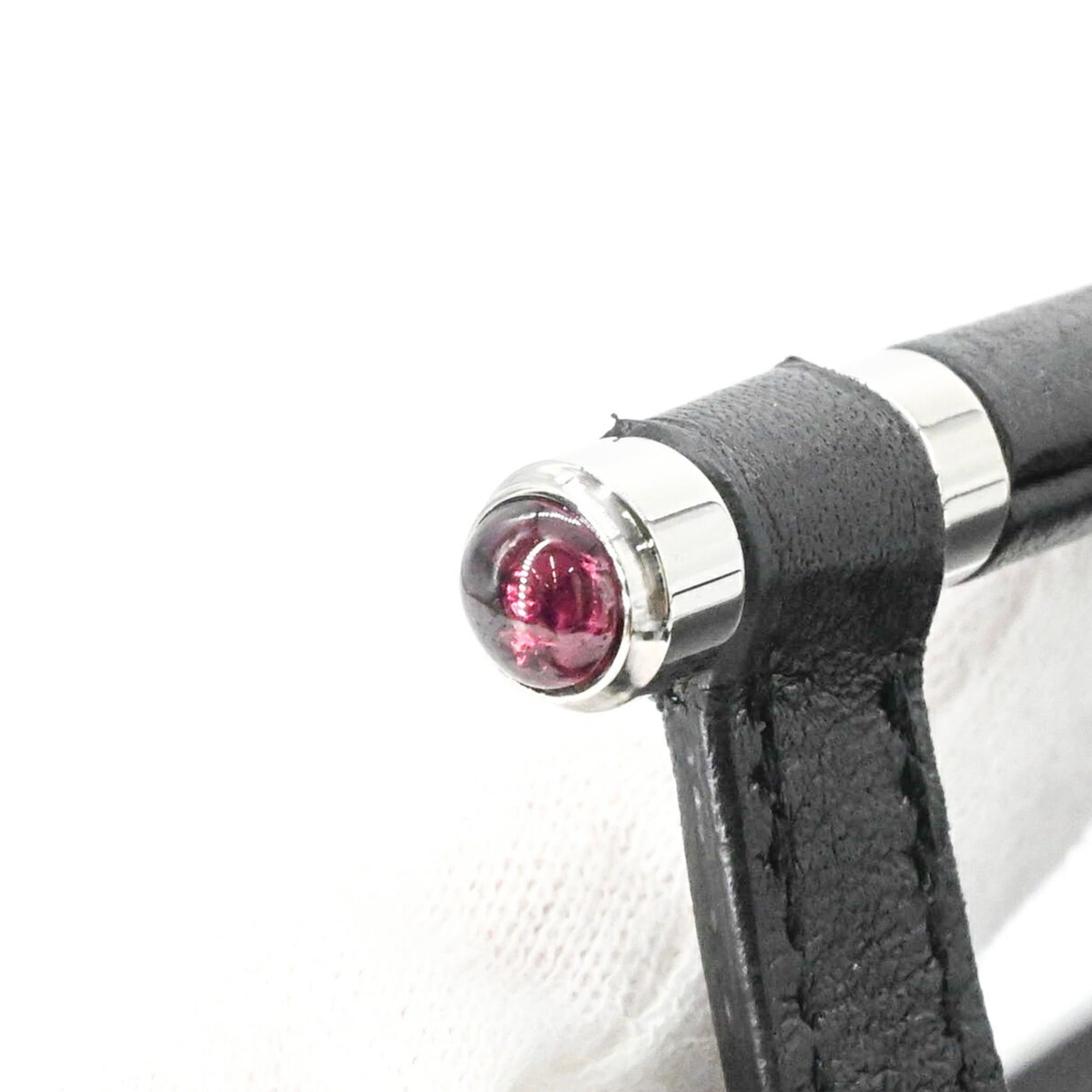 Cartier Cartier Cabochon Handbag, Leather, Black/Wine Red, L1000646 Size ONE SIZE - 11 Thumbnail