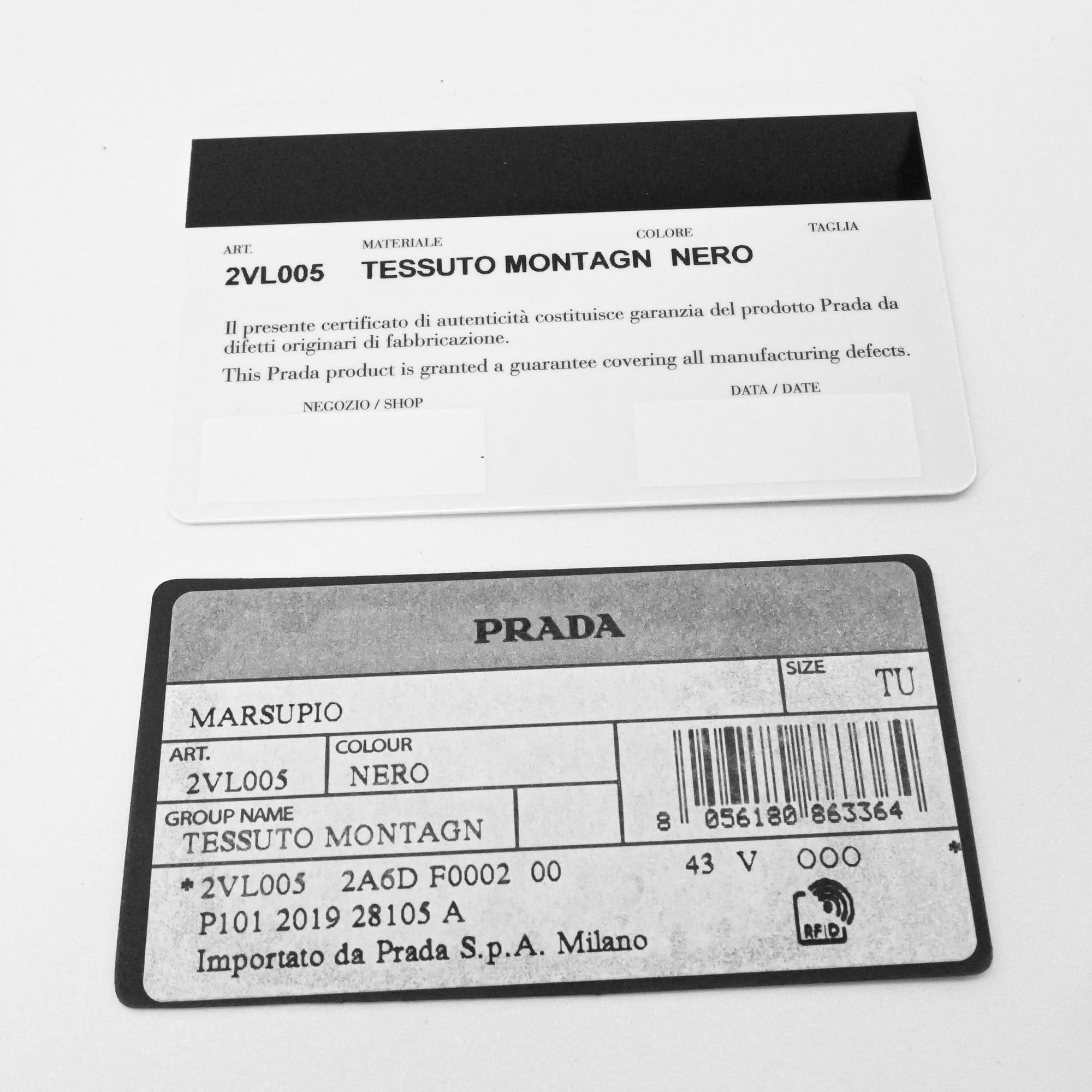 Prada Prada Waist Bag Body Nylon Black 2VL005 Size ONE SIZE - 13 Thumbnail