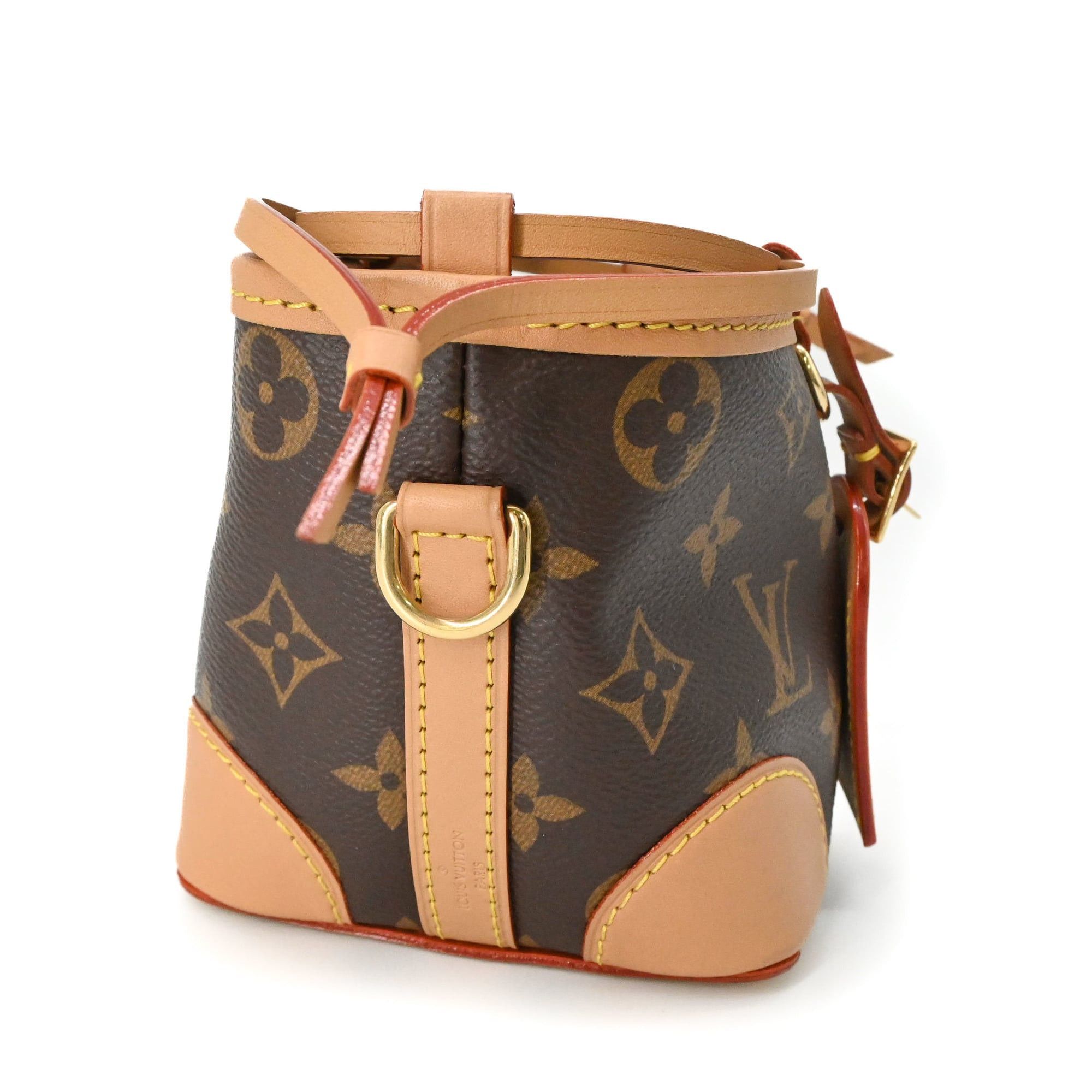 Louis Vuitton Louis Vuitton Noe Purse Monogram Canvas Leather Shoulder Bag Brown M57099 Size ONE SIZE - 6 Thumbnail