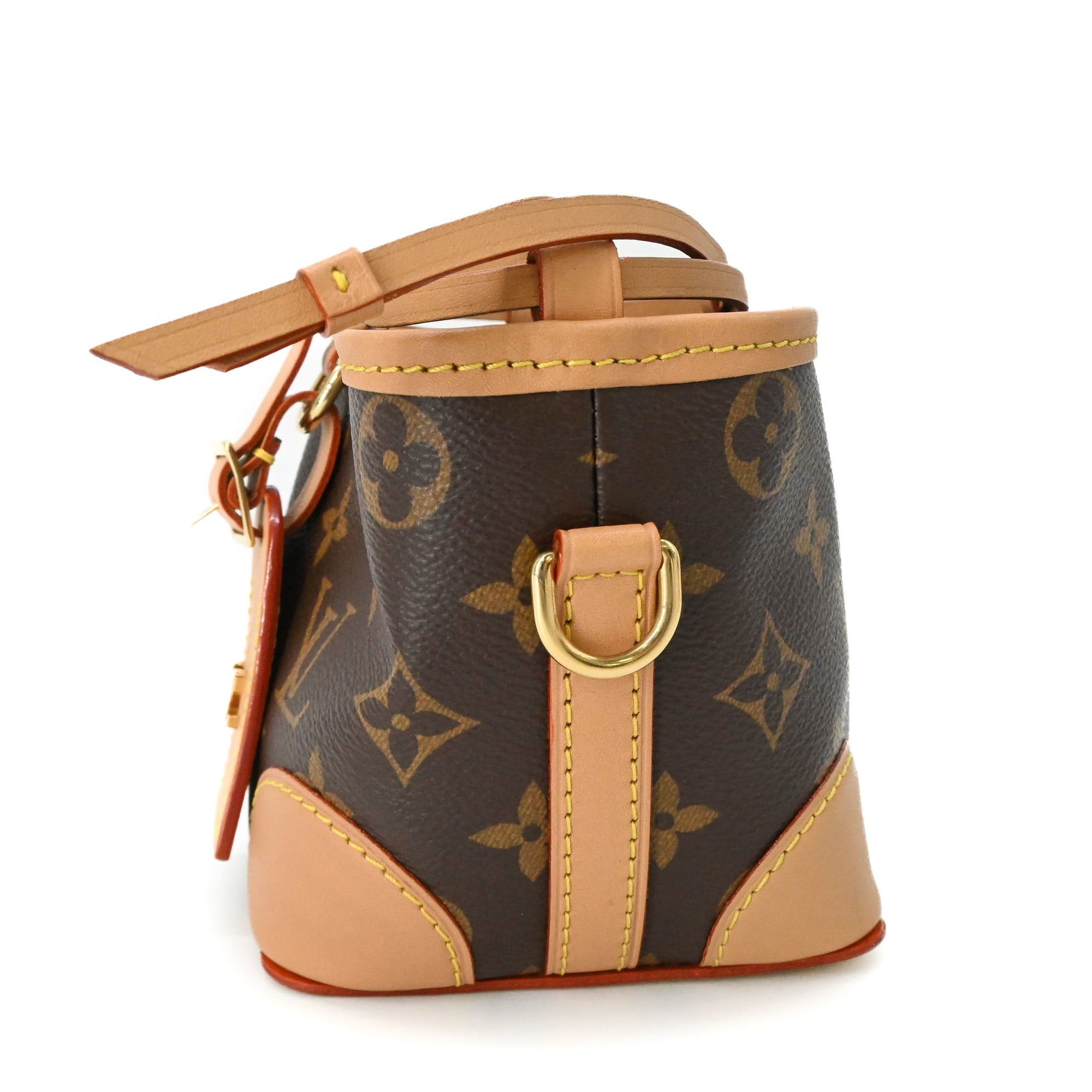 Louis Vuitton Louis Vuitton Noe Purse Monogram Canvas Leather Shoulder Bag Brown M57099 Size ONE SIZE - 4 Thumbnail