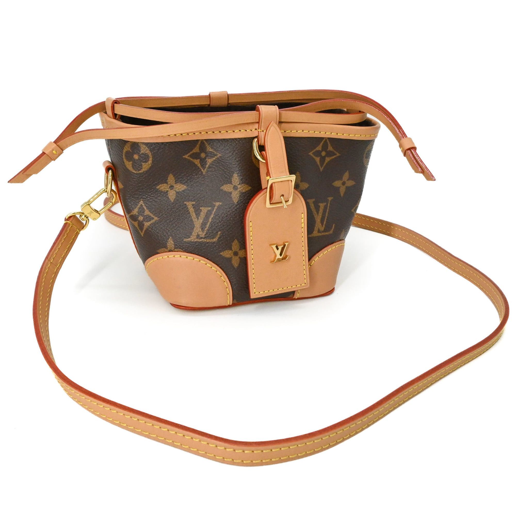 Louis Vuitton Louis Vuitton Noe Purse Monogram Canvas Leather Shoulder Bag Brown M57099 Size ONE SIZE - 2 Thumbnail