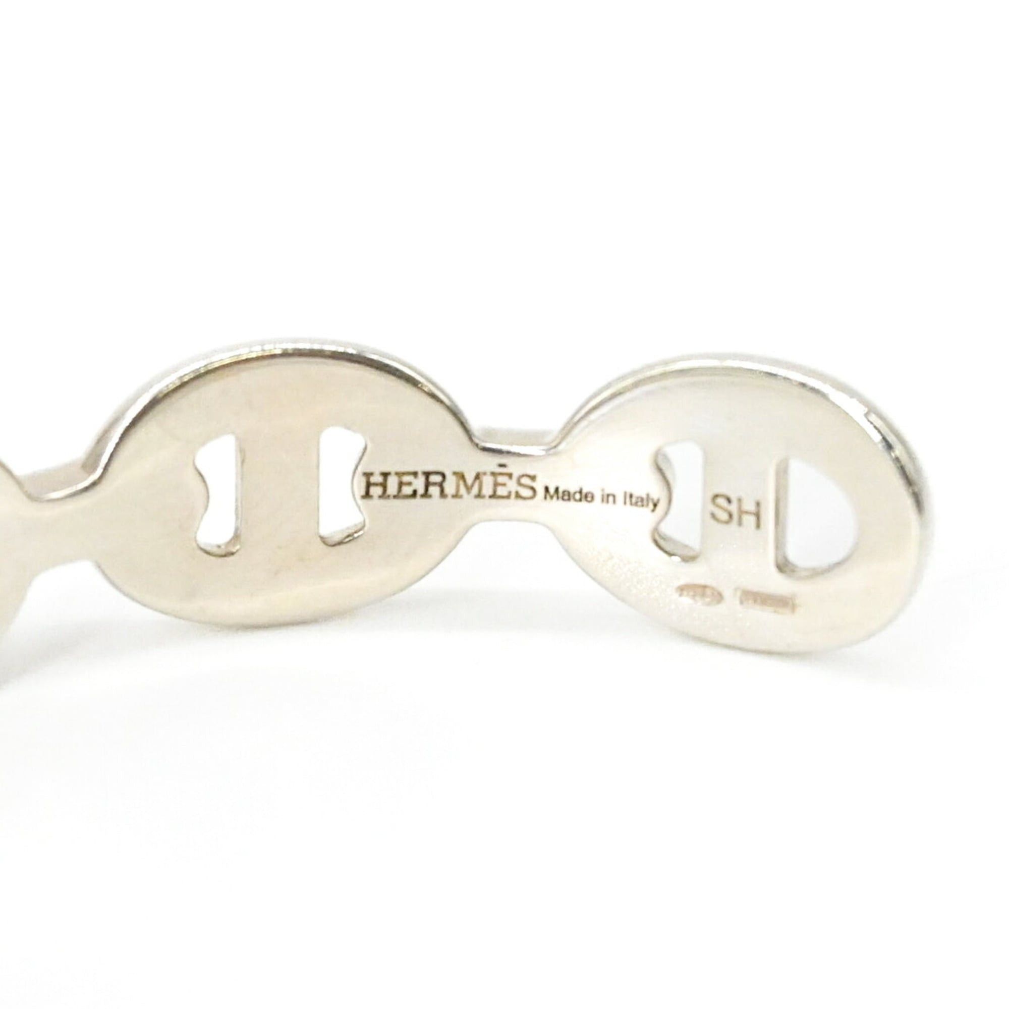 Hermes HERMES Chaine d'Ancre Enchainée Bangle Bracelet for Women, Silver SV925 #15 SH Size ONE SIZE - 4 Thumbnail