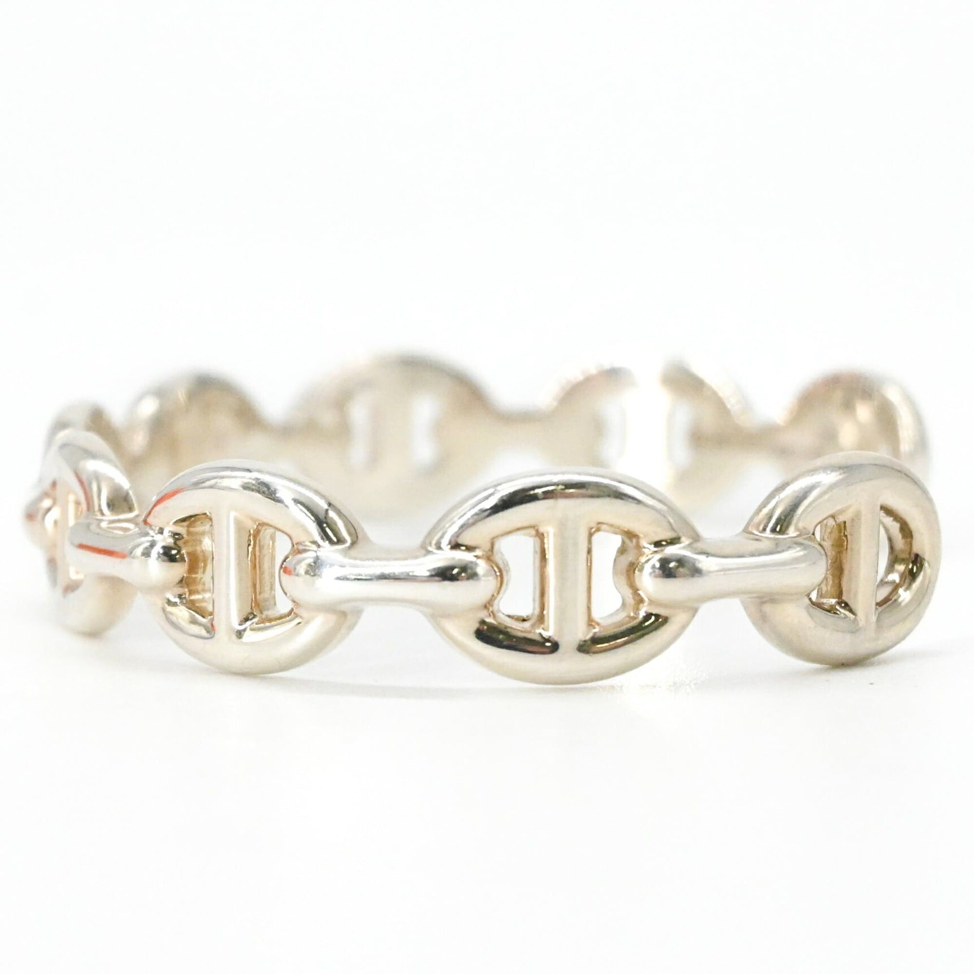 Hermes HERMES Chaine d'Ancre Enchainée Bangle Bracelet for Women, Silver SV925 #15 SH Size ONE SIZE - 5 Thumbnail