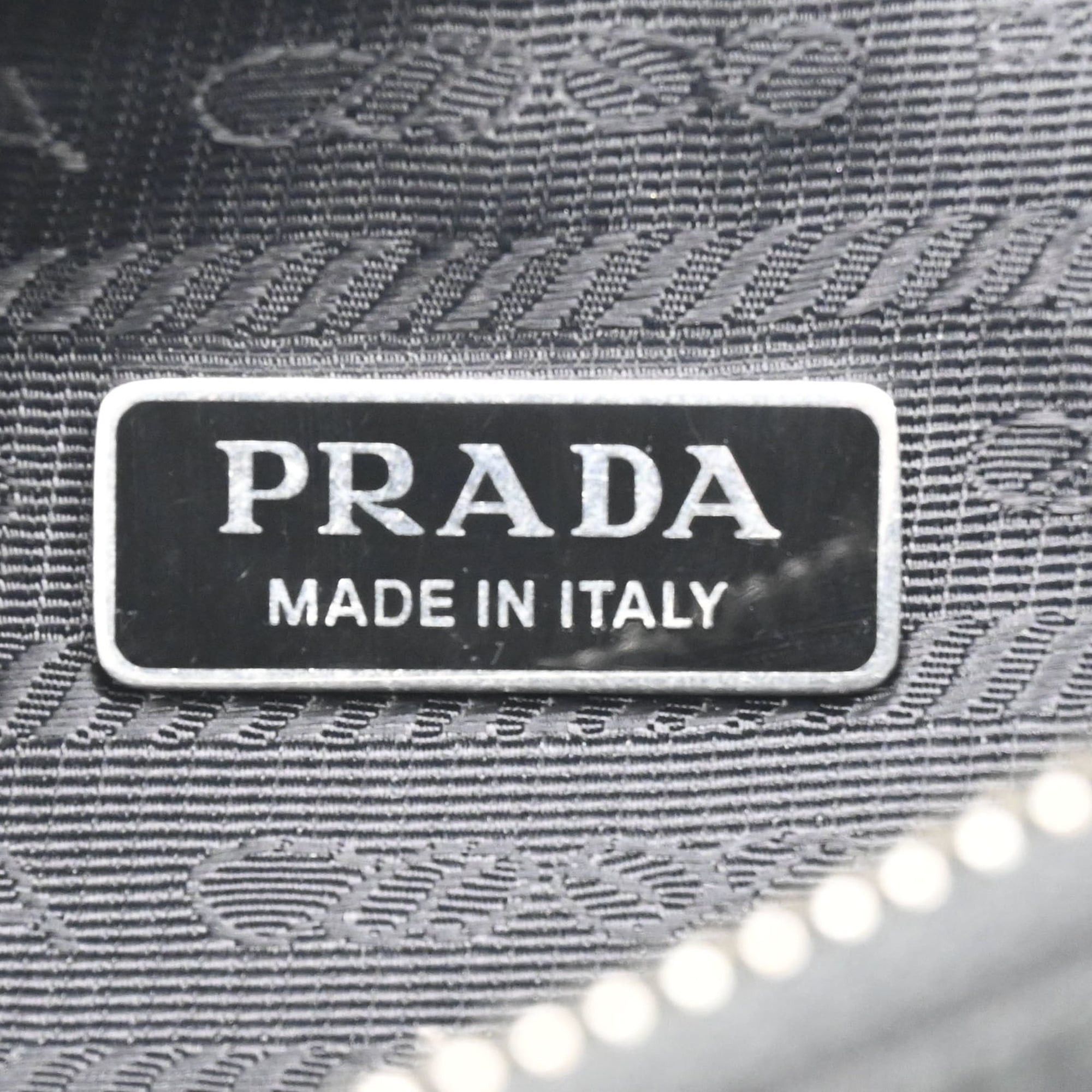 Prada PRADA Tessuto Nylon Leather Shoulder Bag Handbag for Women, Triangle Design, Black IBH204 Size ONE SIZE - 9 Thumbnail